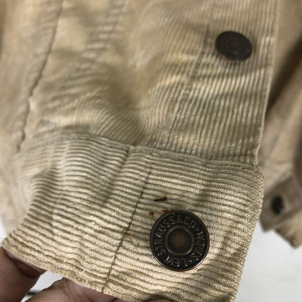 Levi's 🔥80’s Vintage Trucker Corduroy Jacket Levi’s Made in USA Size US S / EU 44-46 / 1 - 14 Thumbnail