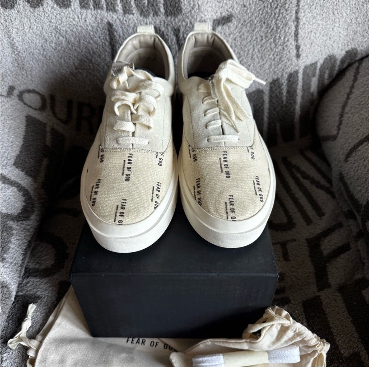 Fear of God Fear of God 101 lace up print sneakers 6H19-7000-SCA-108 Size US 13 / EU 46 - 3 Thumbnail