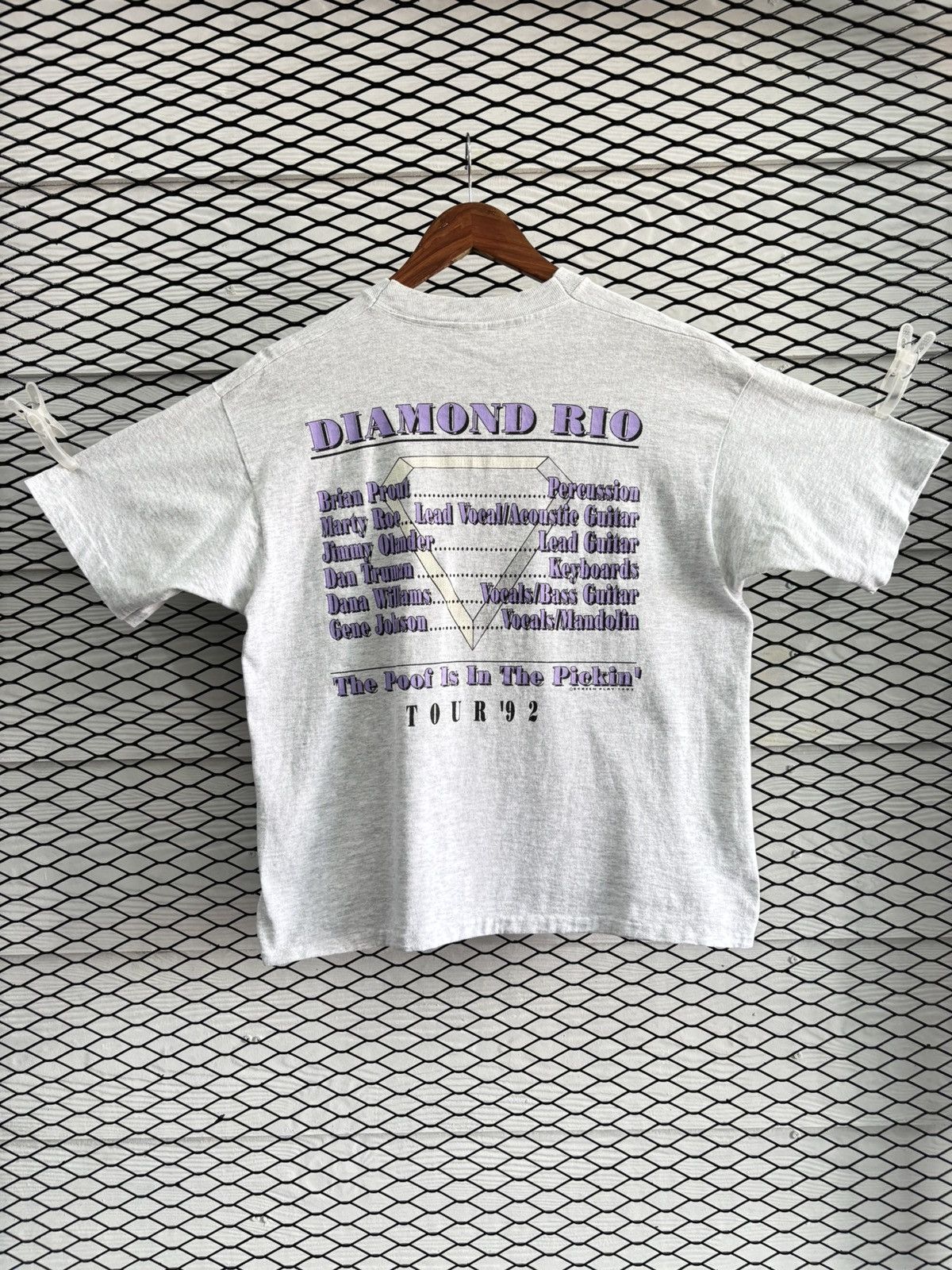 Fruit Of The Loom 1992 Diamond Rio tour shirt Size US L / EU 52-54 / 3 - 8 Thumbnail