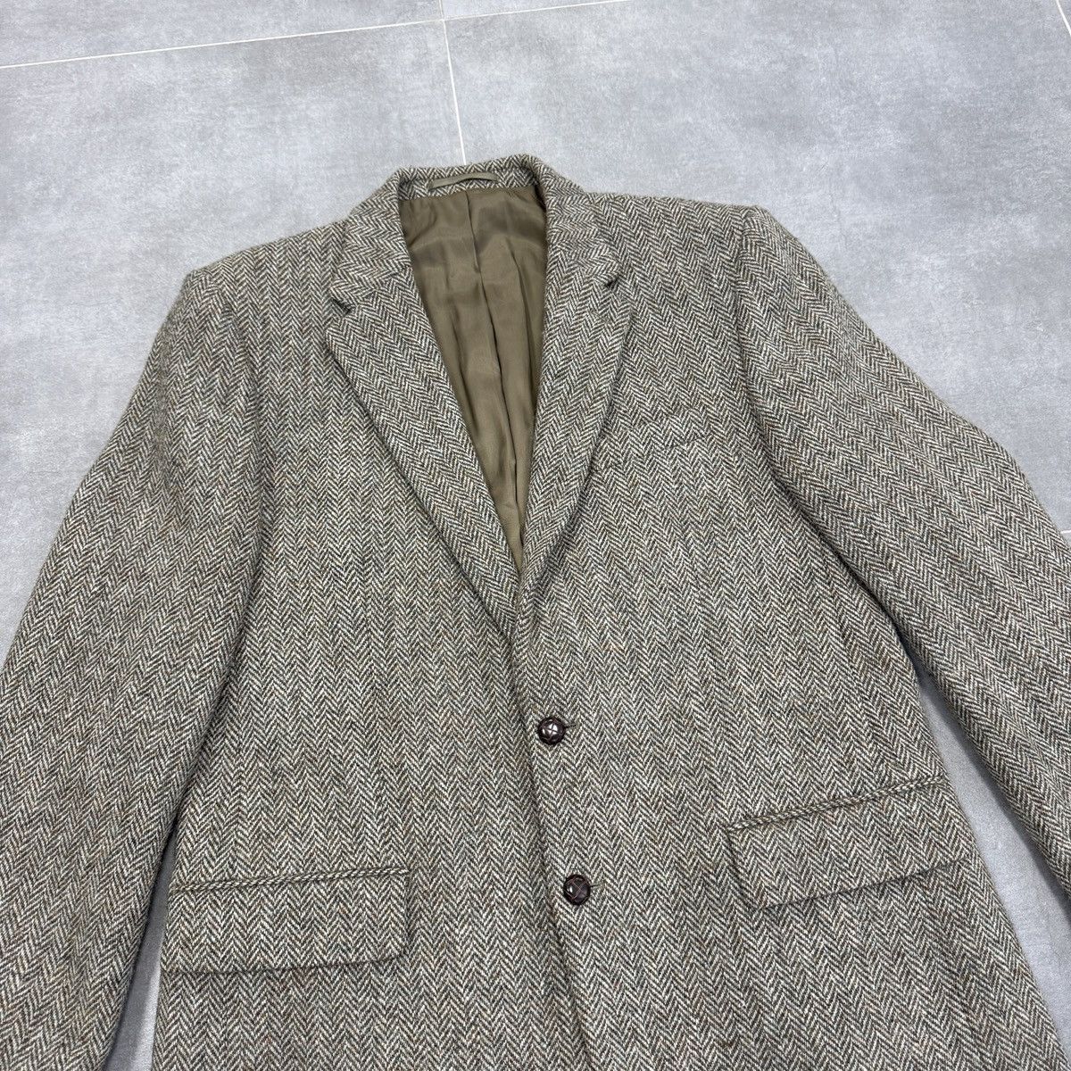 Harris Tweed Harris Tweed Wool Blazer Size fit chest 107 cm 42" Regular Size 42R - 7 Thumbnail