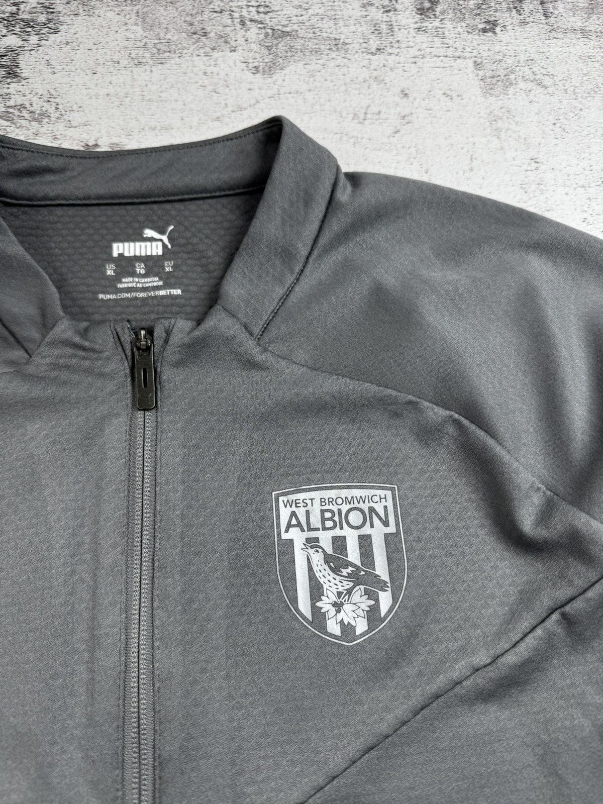 Puma #10 West Bromwich FC Albion Issue LongSleeve Puma Soccer Football Jersey T Shirt Size US XL / EU 56 / 4 - 8 Thumbnail