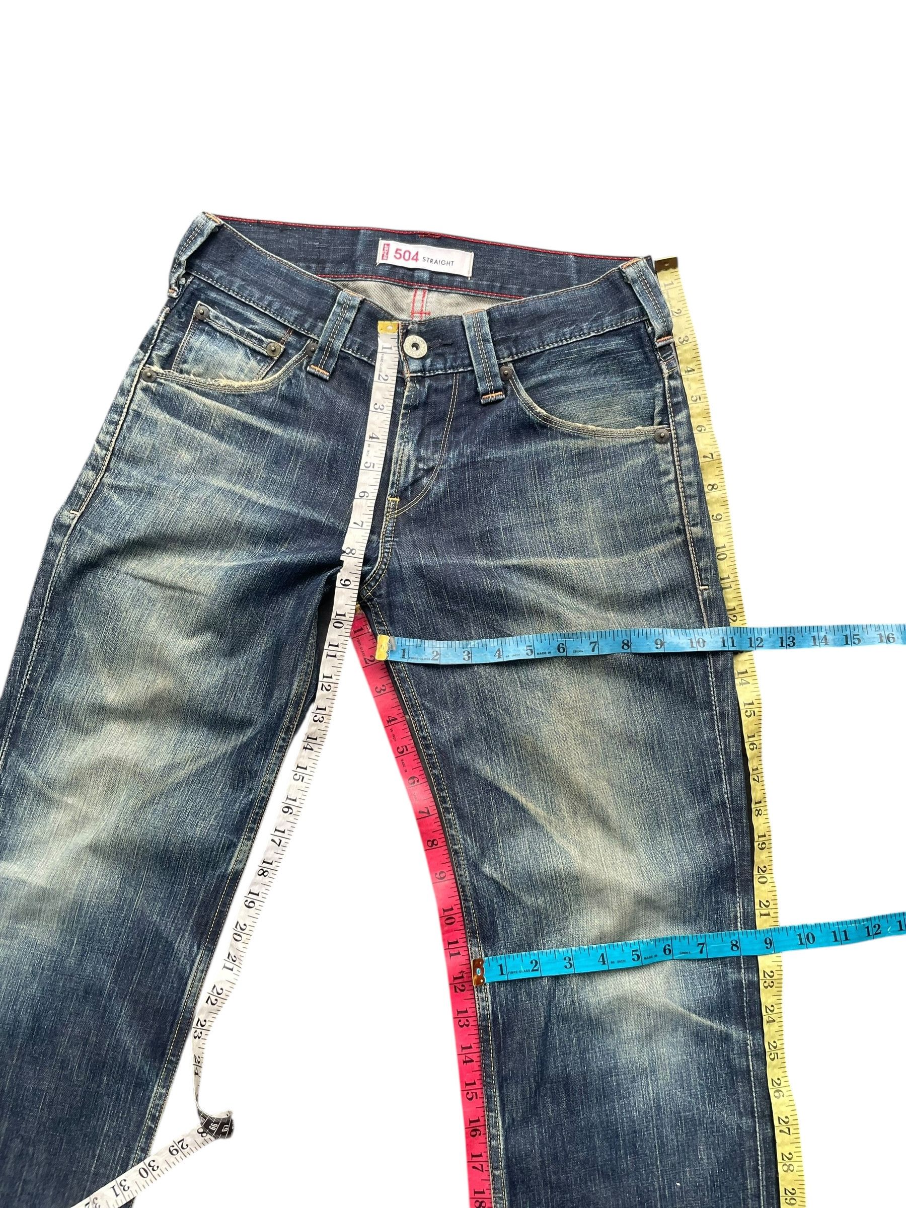 Levi's Levis 504 Faded & Distresed Size US 32 / EU 48 - 5 Thumbnail