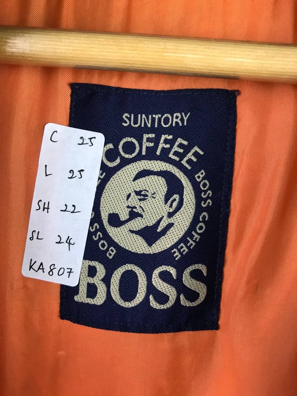 Vintage Vintage Suntory Coffee Boss Distressed Sunfaded Jacket Size US XL / EU 56 / 4 - 4 Thumbnail