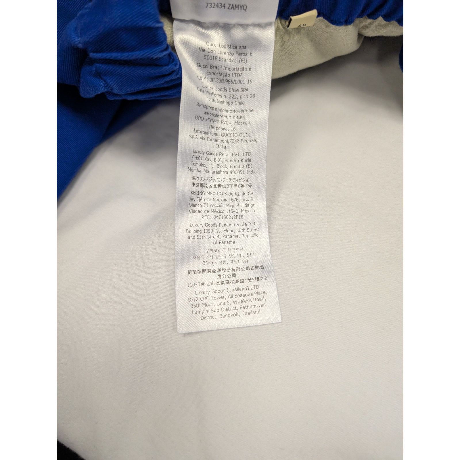 Gucci o1rshd1 Casual Pants in Blue Size US 32 / EU 48 - 19 Thumbnail