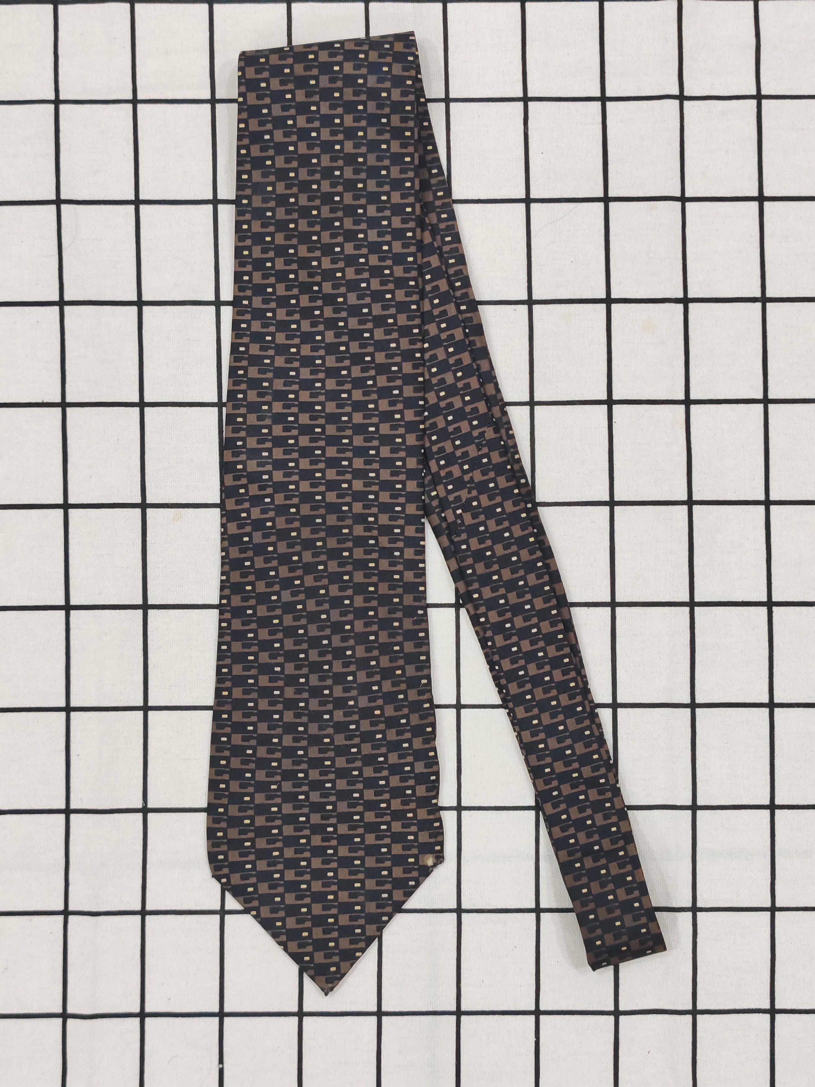 Gucci GUCCI monogram Necktie Silk made in Italy For Men Size ONE SIZE - 5 Thumbnail