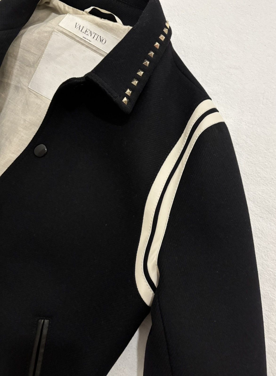 Valentino Varsity Jacket Rockstud Untitled Size US M / EU 48-50 / 2 - 6 Thumbnail