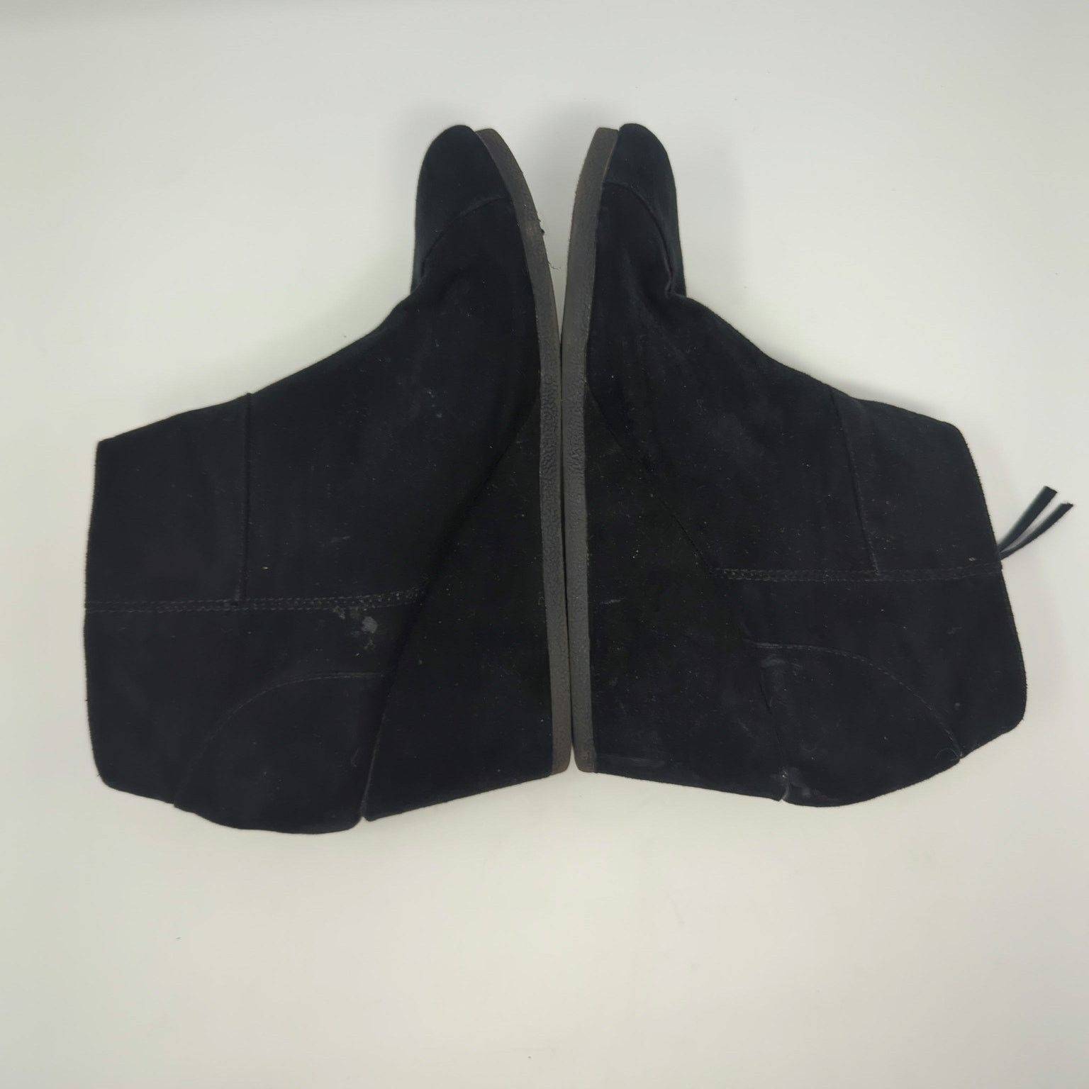 Other Attention Emmy Black Booties Wedges Booties Womens Size 7 Size US 7 / IT 37 - 6 Thumbnail