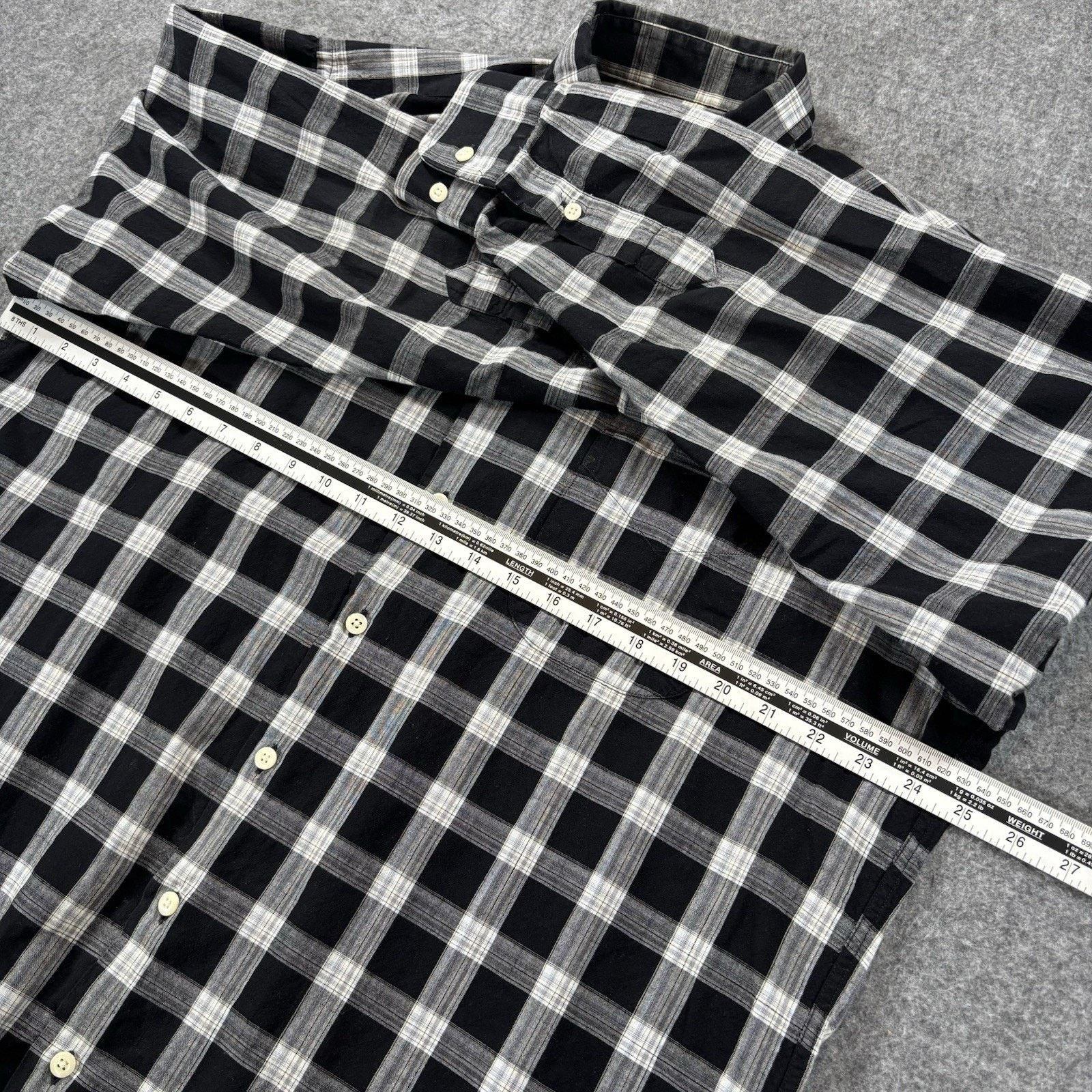 Bullock & Jones Bullock & Jones Men's Large Plaid Cotton Button Down Shirt Size US L / EU 52-54 / 3 - 7 Thumbnail