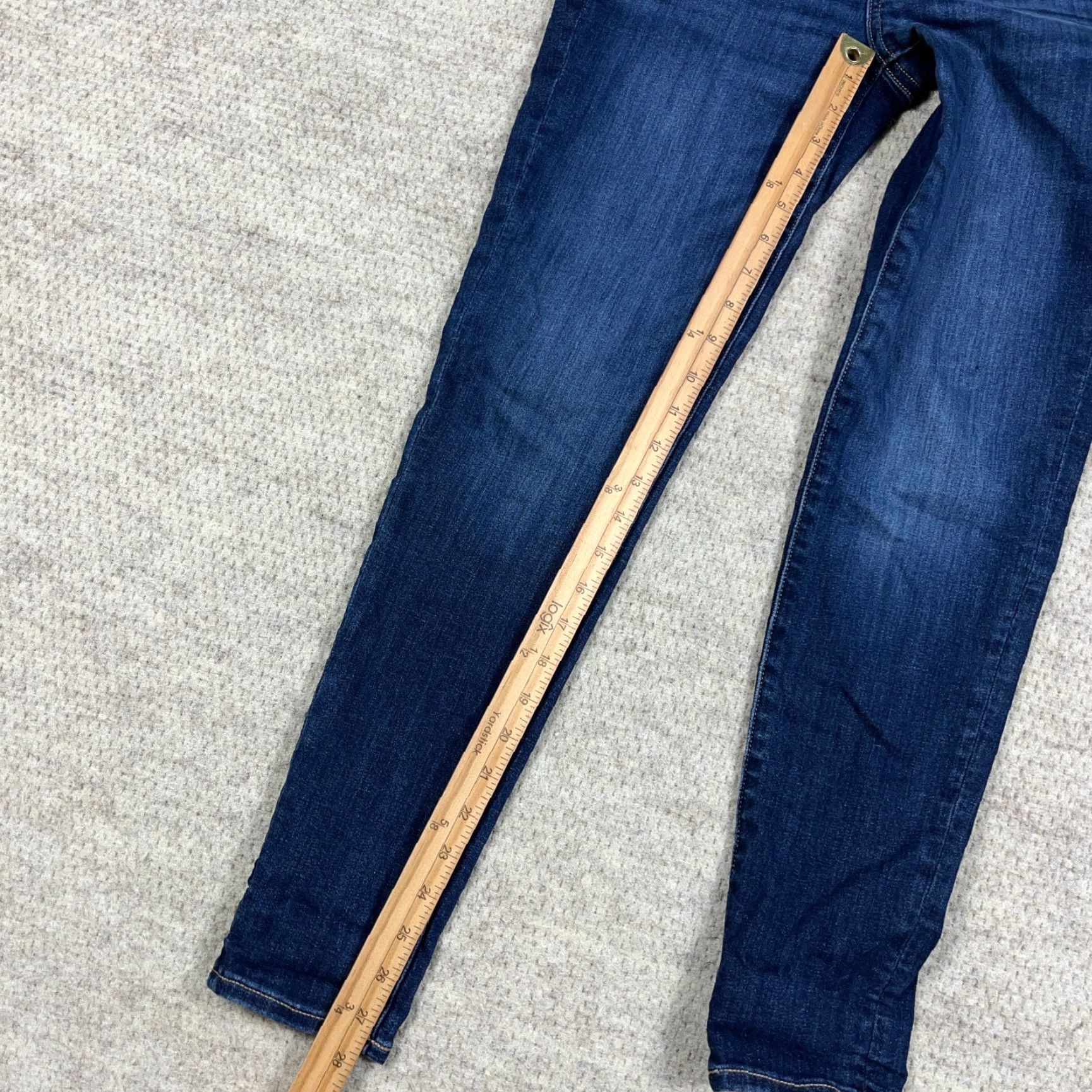 American Eagle Outfitters American Eagle Outfitters Jegging Blue Jeans Dark Wash 4 High Rise 27.5 Inseam 5-Pocket Denim Women/Adult Womens Size 27" / US 4 / IT 40 - 7 Thumbnail