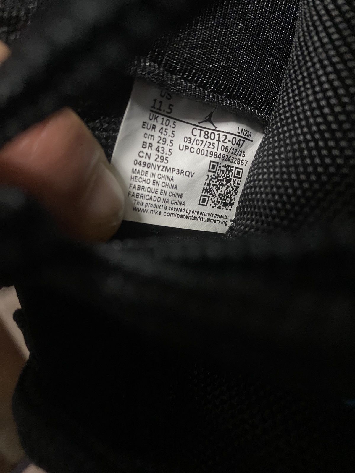 Jordan Brand 2025 Air Jordan Gamma 11’s Size US 11.5 / EU 44-45 - 7 Thumbnail