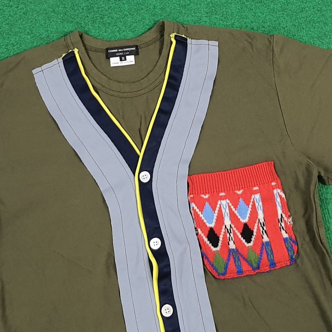 Comme des Garcons Homme Plus Vintage Comme Des Garcons Knit Pocket Tshirt C299N48 Size US M / EU 48-50 / 2 - 2 Thumbnail