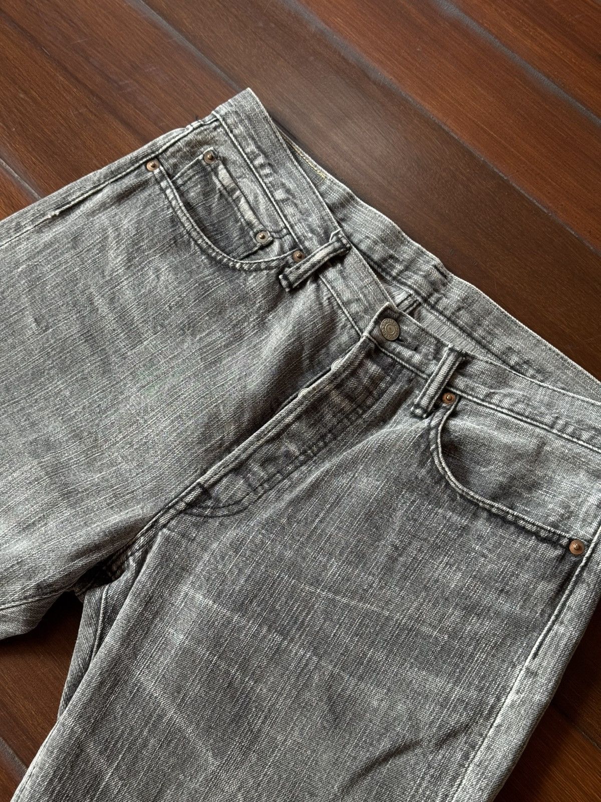 Yohji Yamamoto Vintage Yohji Yamamoto Spotted Horse Magic Wash Denim Jeans Size US 34 / EU 50 - 1 Thumbnail