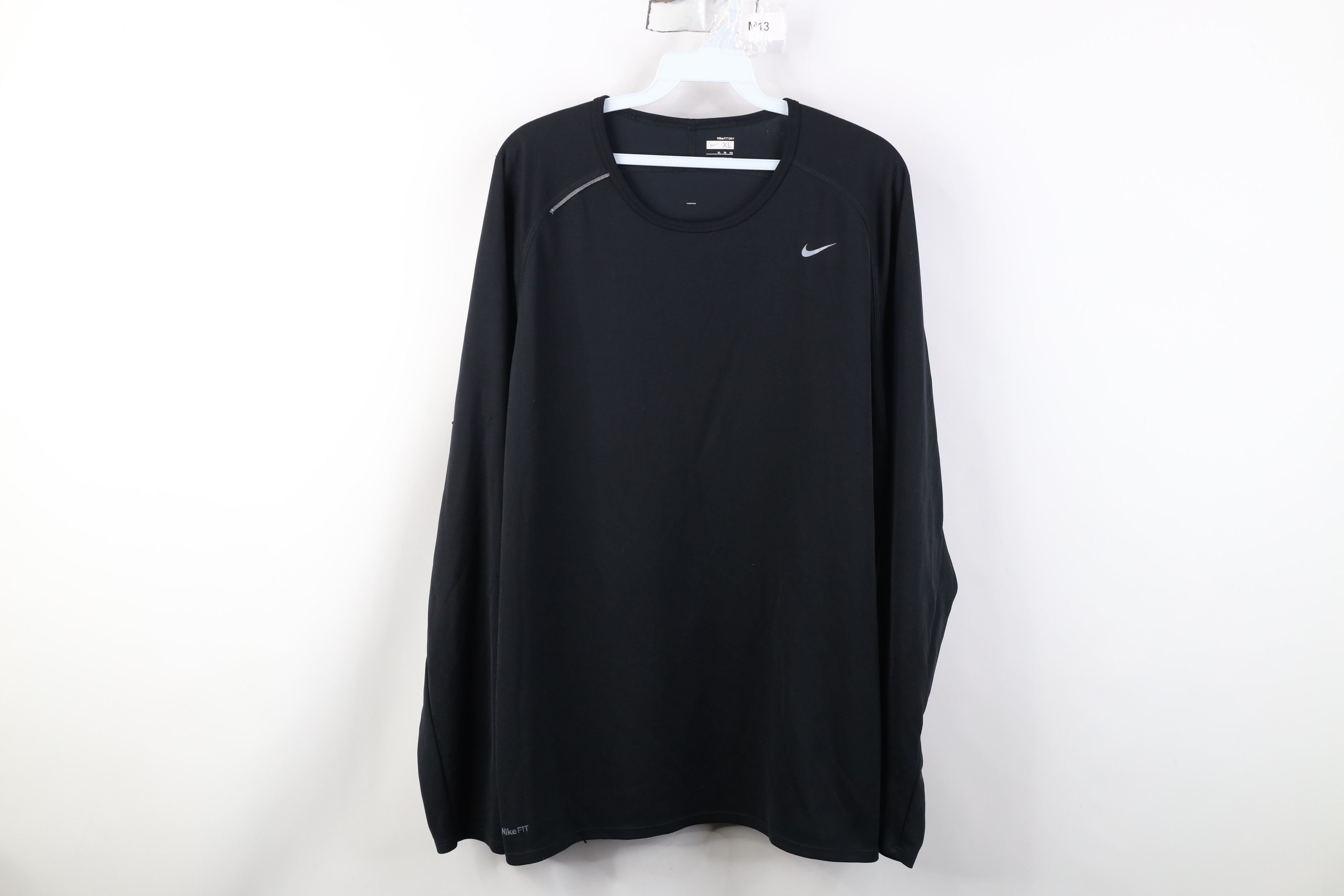 Nike Vintage Y2K Nike Scott Mini Swoosh Knit Long Sleeve Shirt Size US XL / EU 56 / 4 - 1 Thumbnail