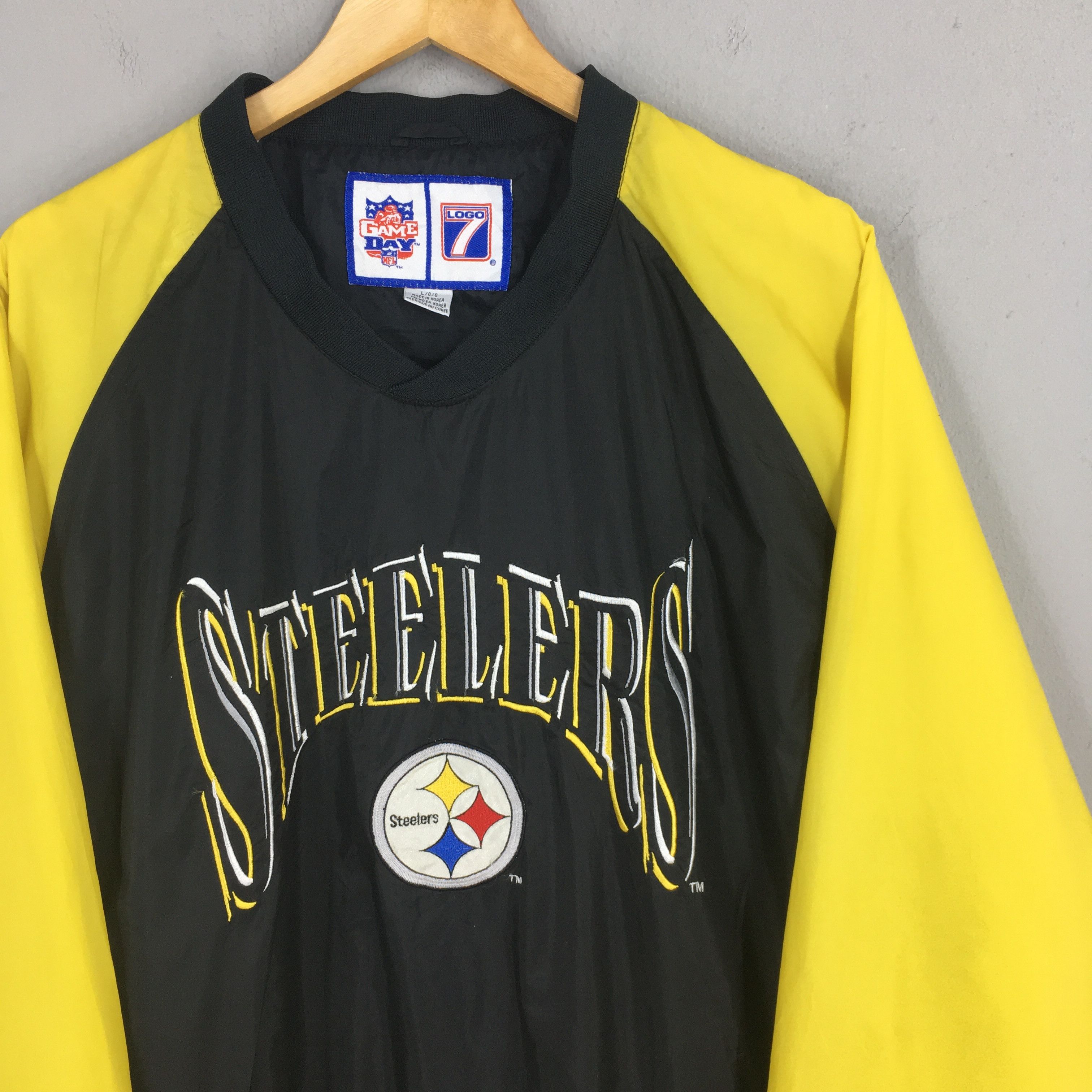 NFL Vintage Pittsburgh Steelers NFL Football Pullover Large Size US L / EU 52-54 / 3 - 2 Thumbnail