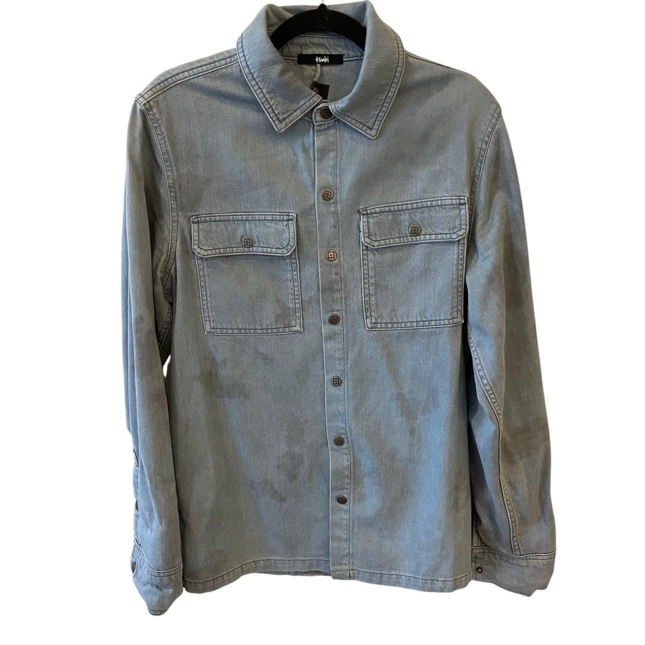 Ksubi × REVOLVE Ksubi Fitted Scorpio Shirt in Lowtide Size US S / EU 44-46 / 1 - 1 Thumbnail