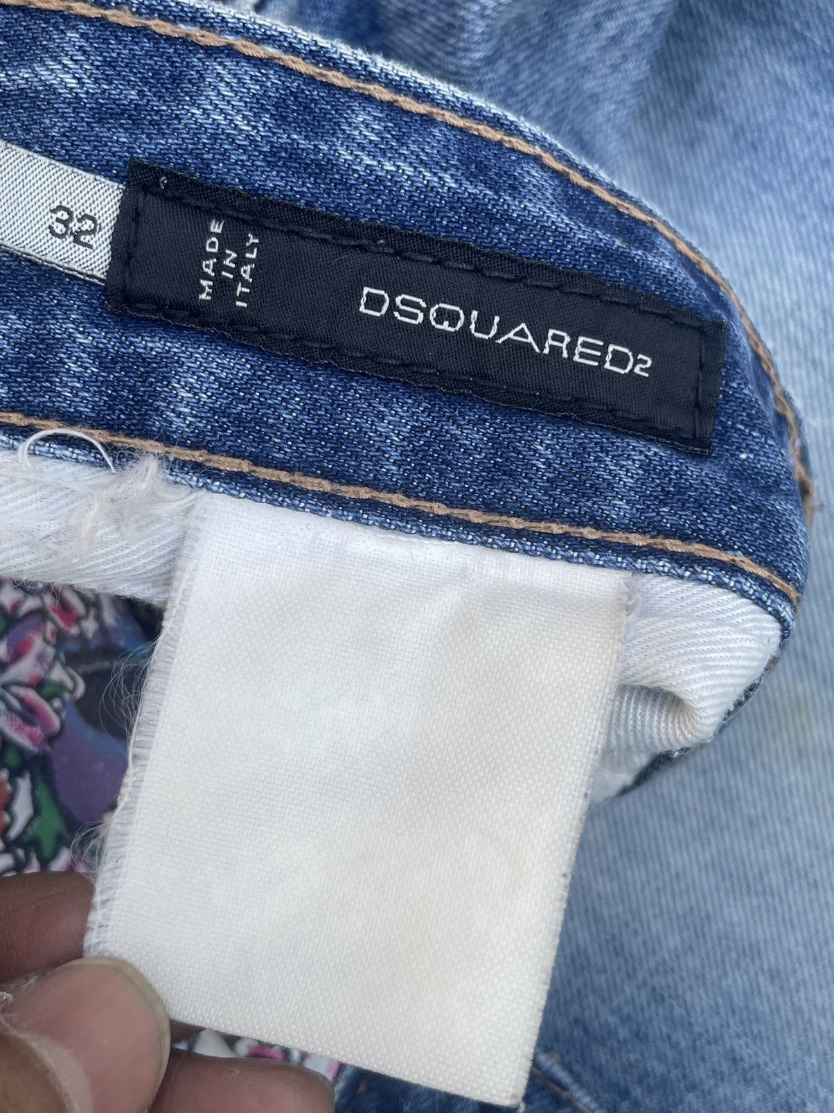 Designer × Dsquared2 Dsquared2 Distresed Denim Size US 33 - 22 Thumbnail