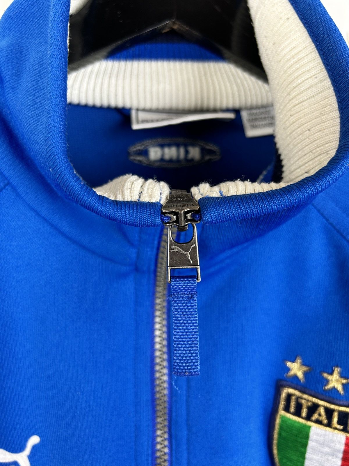 Puma Vintage Puma Italy 2003/04 1/4 Zip Tracksuit Jacket Blue S Size US S / EU 44-46 / 1 - 4 Thumbnail