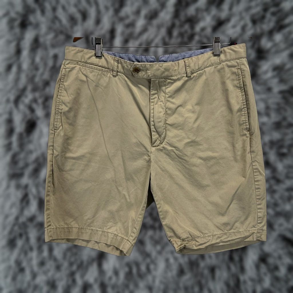 Cremieux Cremieux Flat Front Chino Shorts Sz 36 Mens Tan Brown Preppy Casual Size US 36 / EU 52 - 1 Thumbnail