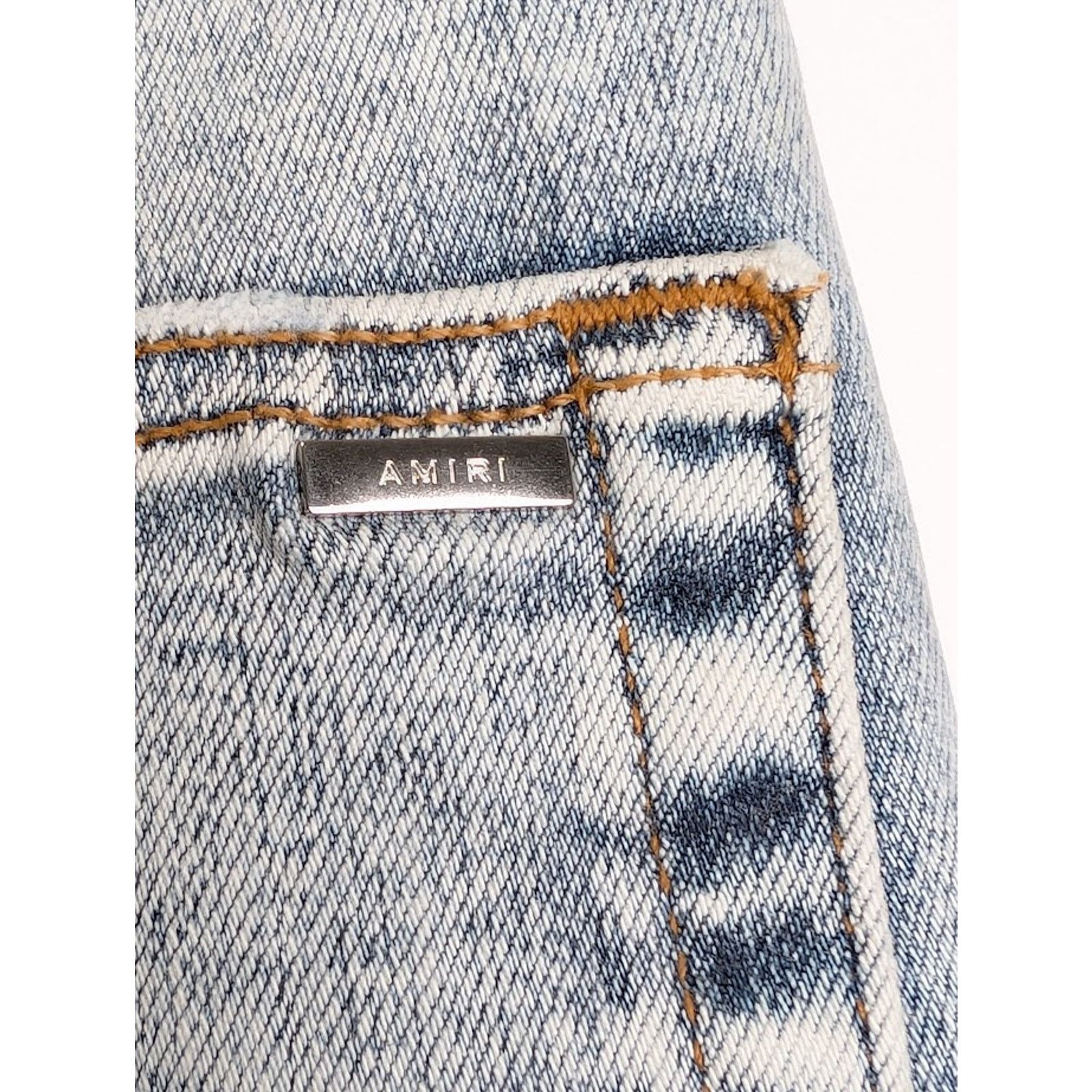 Amiri o1rshd1 MX1 Jeans in Stone Indigo Size US 33 - 18 Thumbnail
