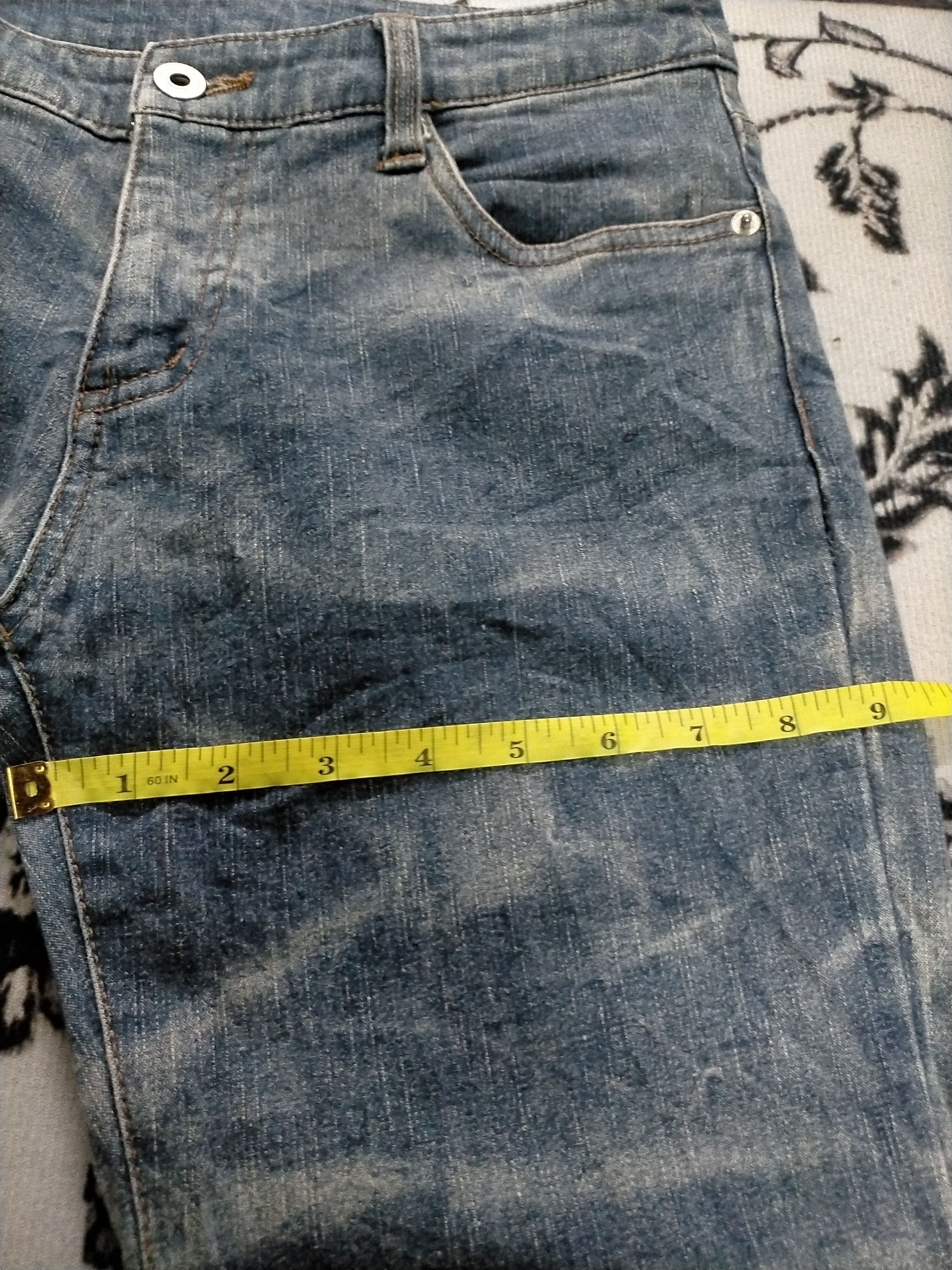 Hysteric Glamour 🔥 Flare 🔥 Japanese Brand Washed Crazy Jeans Size US 29 - 11 Thumbnail