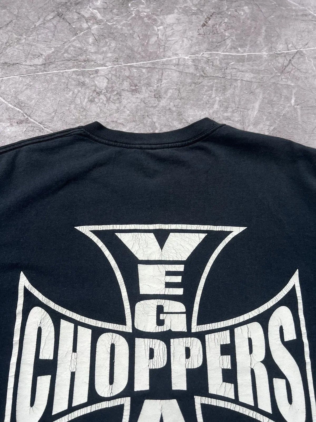 Japanese Brand × West Coast Choppers Avant-Garde Black Long Sleeve Tee west choppers Size US L / EU 52-54 / 3 - 6 Thumbnail