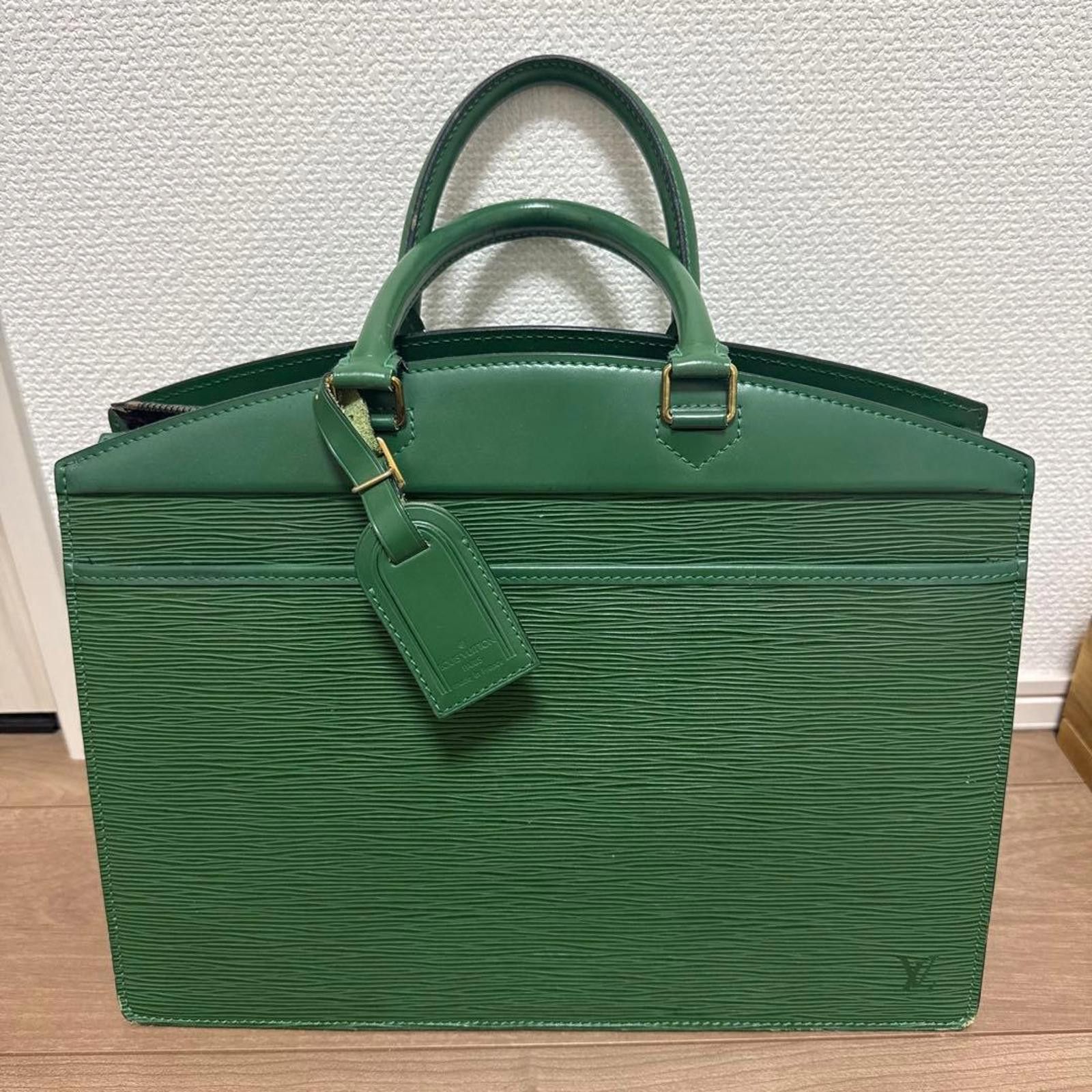 Louis Vuitton Louis Vuitton - Green Epi Leather Briefcase Bag Size ONE SIZE - 2 Thumbnail