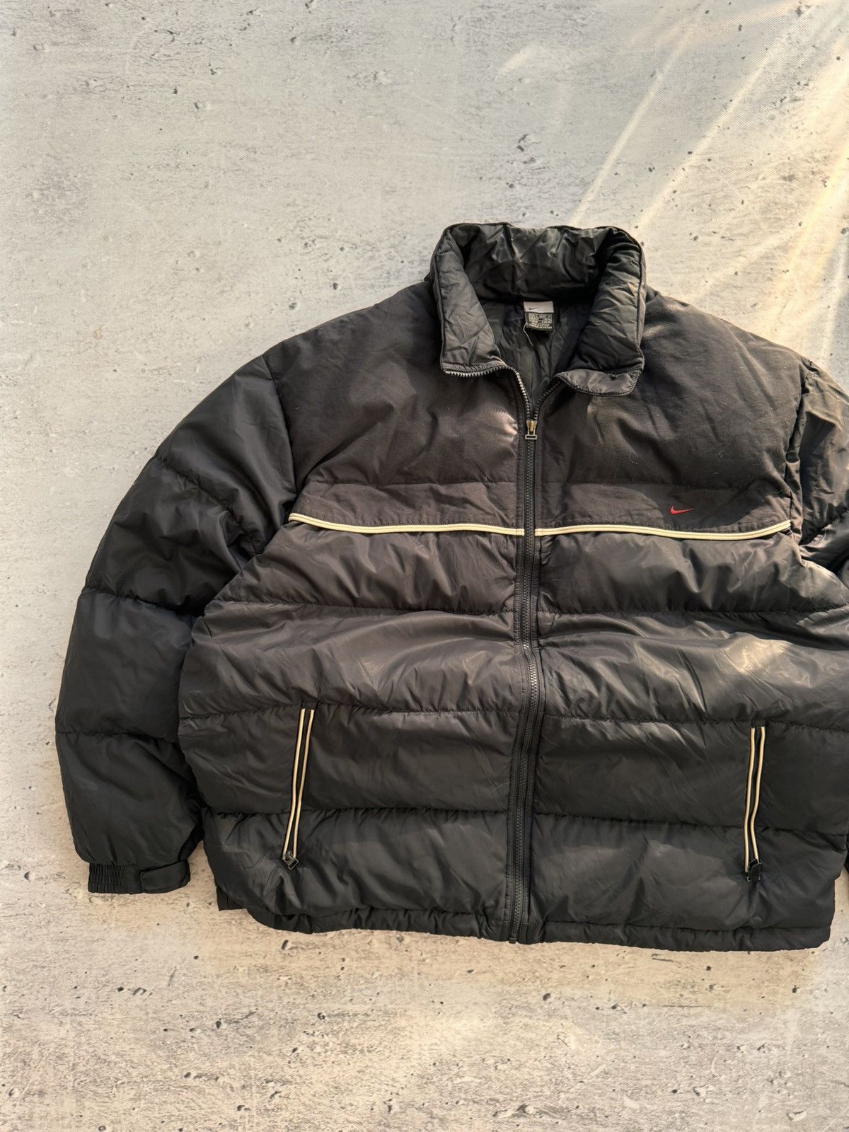 Nike × Nike ACG NIKE PUFFER DOWN BASIC LOGO OVERSIZE NYLON JACKET Size US XL / EU 56 / 4 - 2 Thumbnail