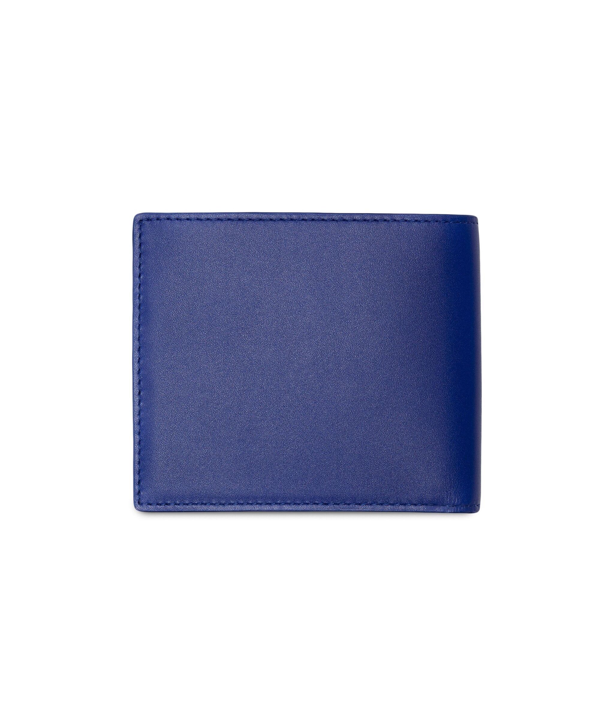 Burberry BURBERRY blue equestrian knight logo bifold leather wallet Size ONE SIZE - 2 Thumbnail