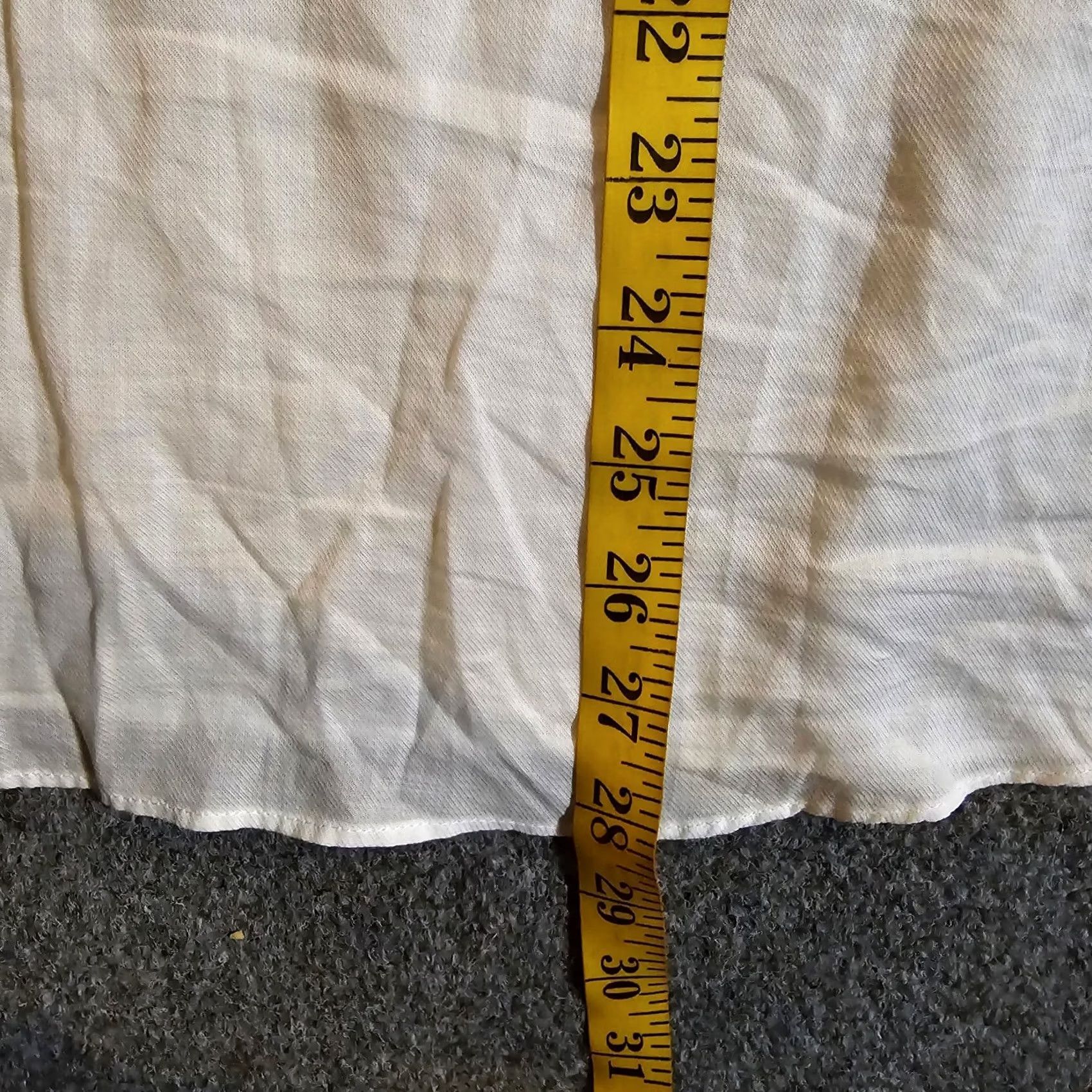 Vintage L.L. Bean Tank Top Womens Size 18 White Lightweight Sheer Tie Tank Top Casual Layer Shirt Size XXL / US 16-18 / IT 52-54 - 5 Thumbnail