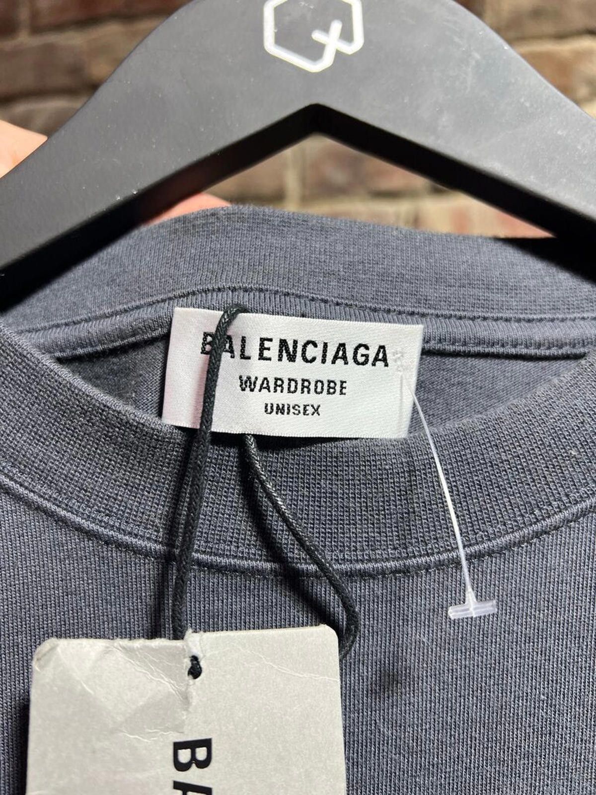 Balenciaga Balenciaga Campaign Tee Grey Sz. S Size ONE SIZE - 3 Thumbnail
