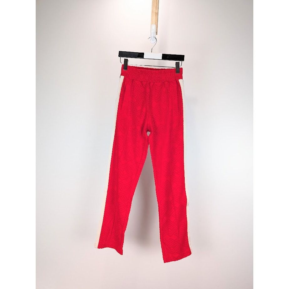 Palm Angels o1rshd1 Terry Track Pant in Red Off White Size US 30 / EU 46 - 2 Thumbnail