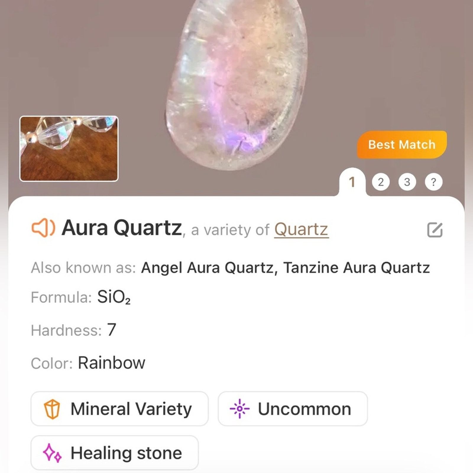 Handmade Handcrafted solder glass stone tiger eye quartz necklace Size ONE SIZE - 15 Thumbnail