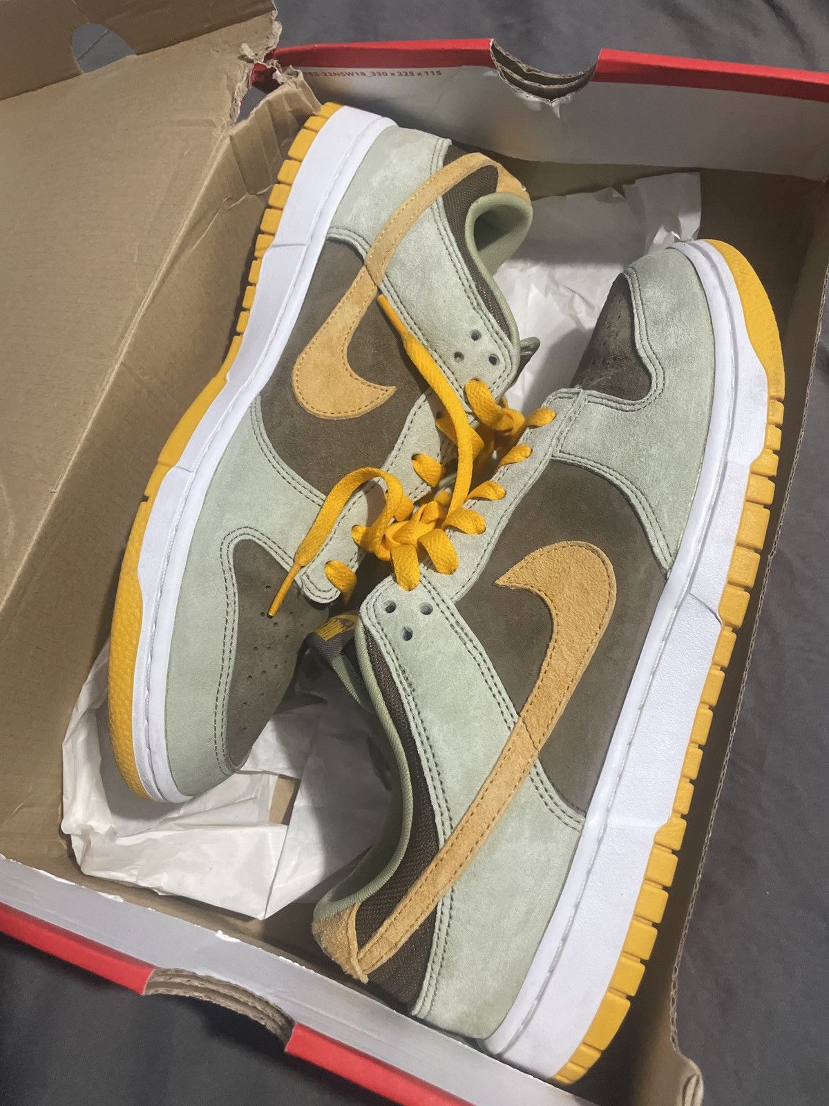Nike × Vintage Nike Dunk Low Dusty Olive Size US 9.5 / EU 42-43 - 1 Thumbnail