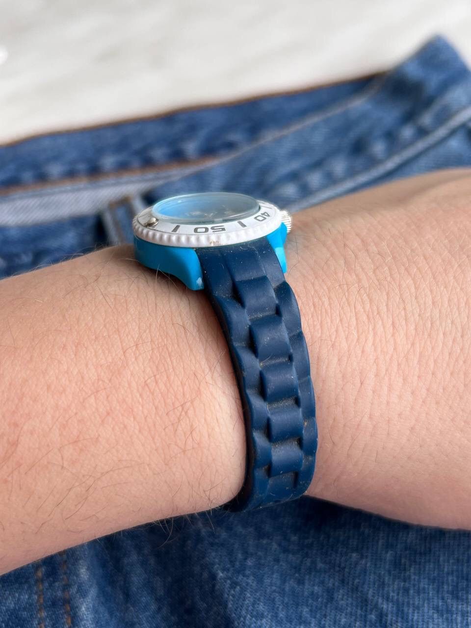 Japanese Brand × Vintage Vintage Blue Japanese style Watch Futuristic Bracelet Size ONE SIZE - 6 Thumbnail