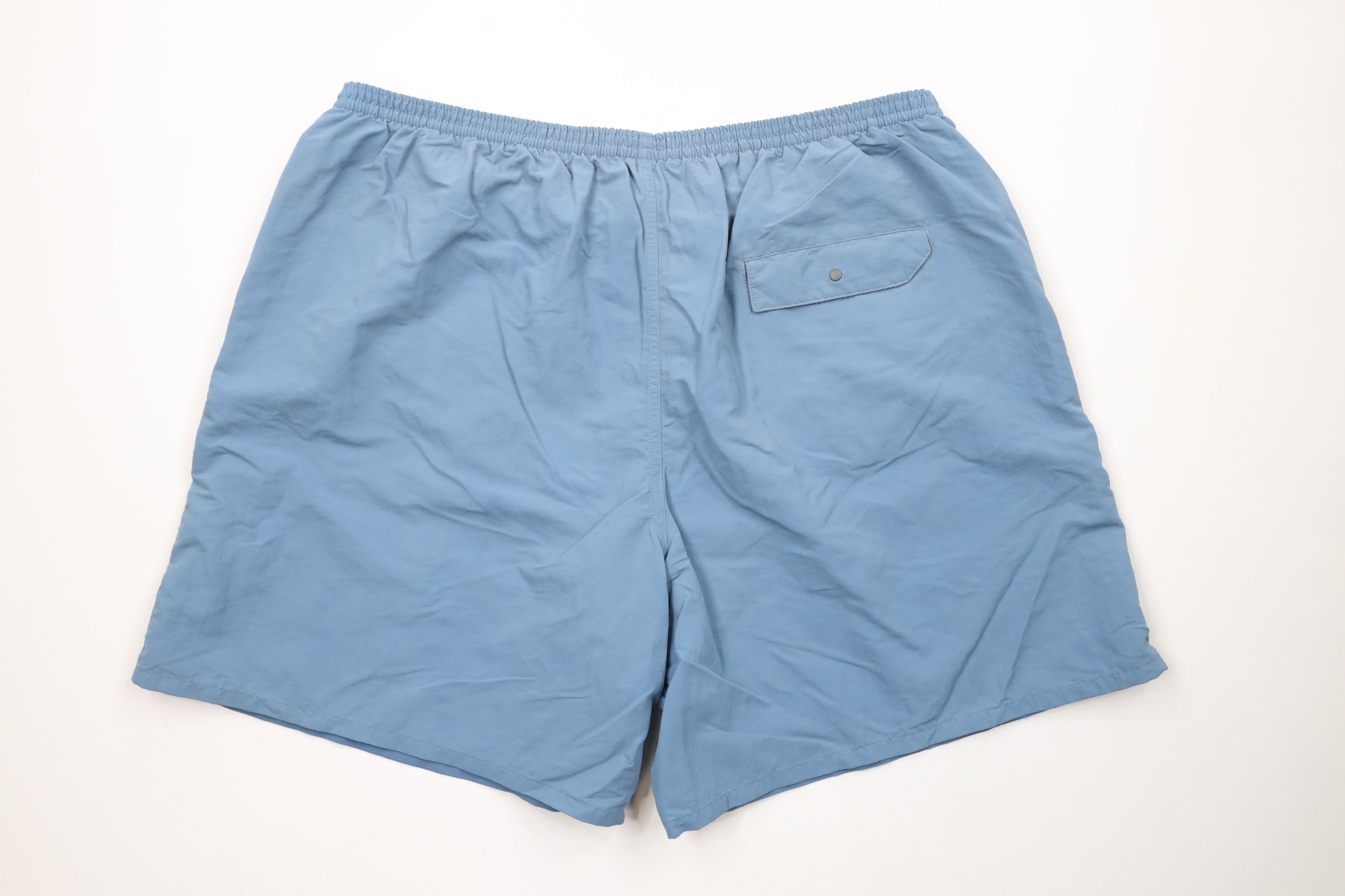 Patagonia × Vintage Patagonia Out Above Knee Lined Baggies Shorts Blue Nylon 7" Size US 38 / EU 54 - 9 Thumbnail