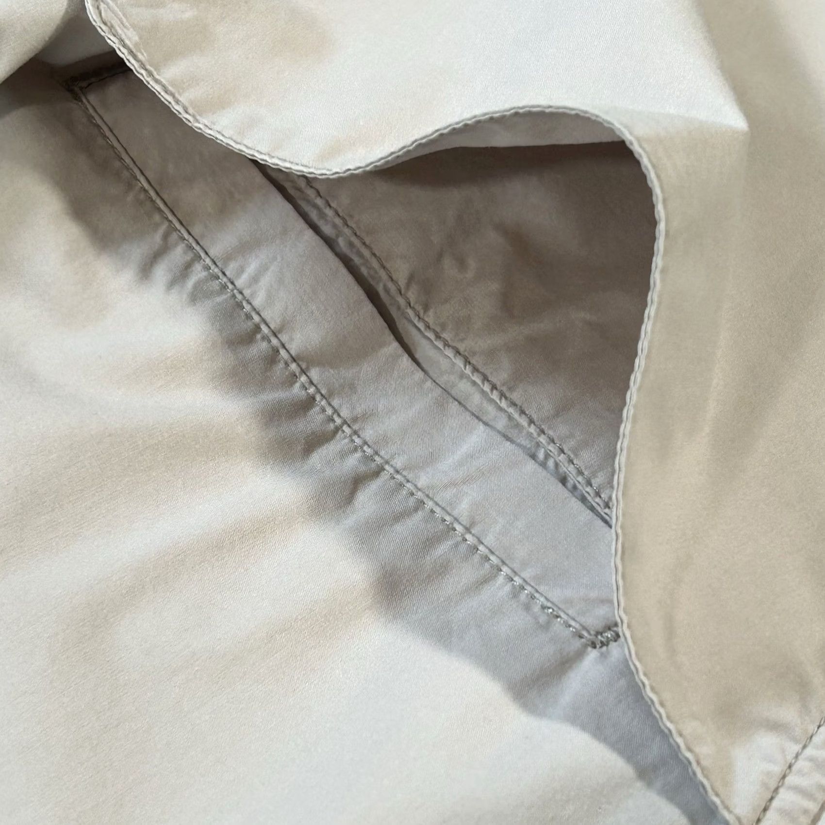 Stampd Stampd Storm Dress Shirt Button-Up Long Sleeve Men’s Large Tan Knit Cotton Solid Casual Workwear Urban Fashion 90s Style Mens Size 42R - 8 Thumbnail