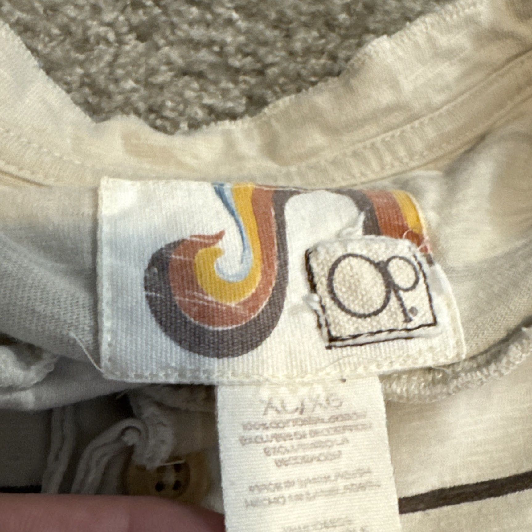 Ocean Pacific VINTAGE Ocean Pacific OP White Brown Stripe Henley T-Shirt XL Skate Surf 90s Boys Mens Size US XL / EU 56 / 4 - 5 Thumbnail
