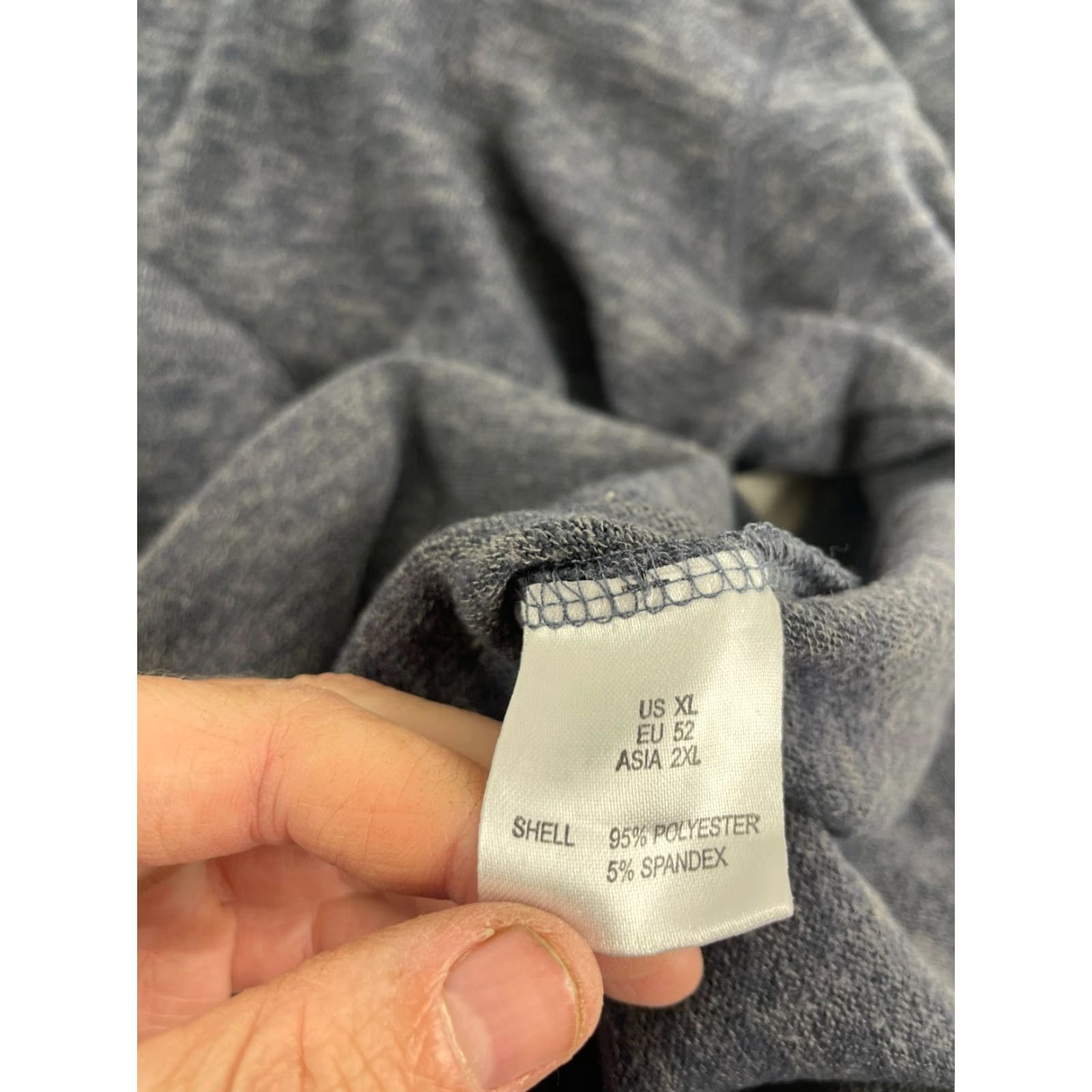 Vintage H2H Sweater Men XL Gray Navy Pullover 1/4 Button Long Sleeve Knit Polo Knit Collared Pullover Modern 1/4 Button Up Size US XL / EU 56 / 4 - 7 Thumbnail