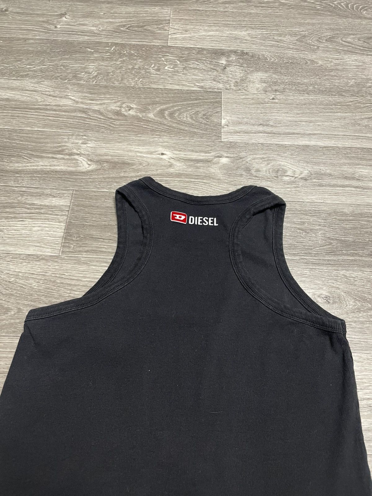 Diesel Vintage Diesel Black Sleeveless Tank Top Y2K Size US M / EU 48-50 / 2 - 8 Thumbnail