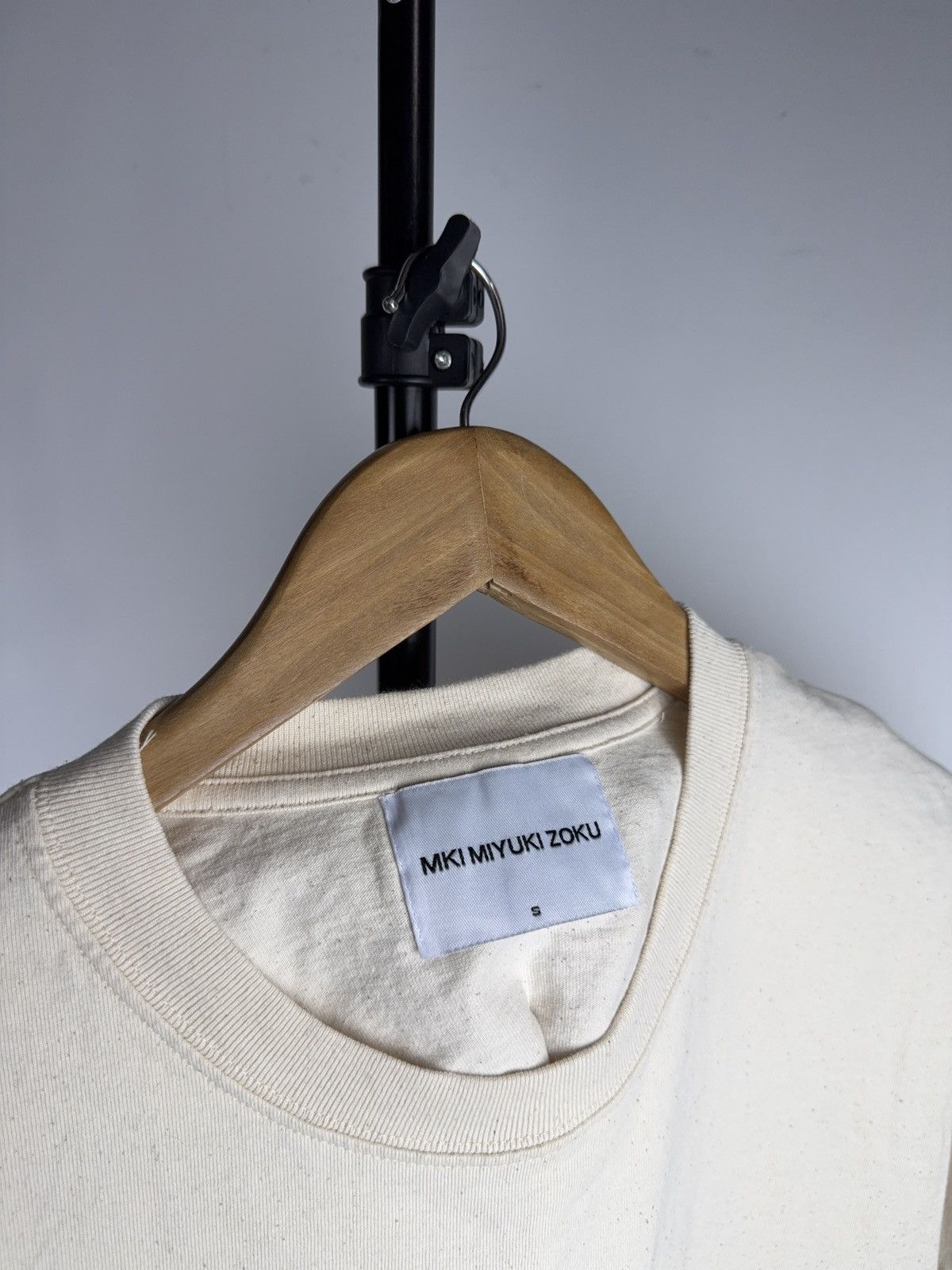 Mki Miyuki Zoku 00s MKI Miyuki Zoku Minimal Logo Organic Cotton T-Shirt Size US S / EU 44-46 / 1 - 7 Thumbnail