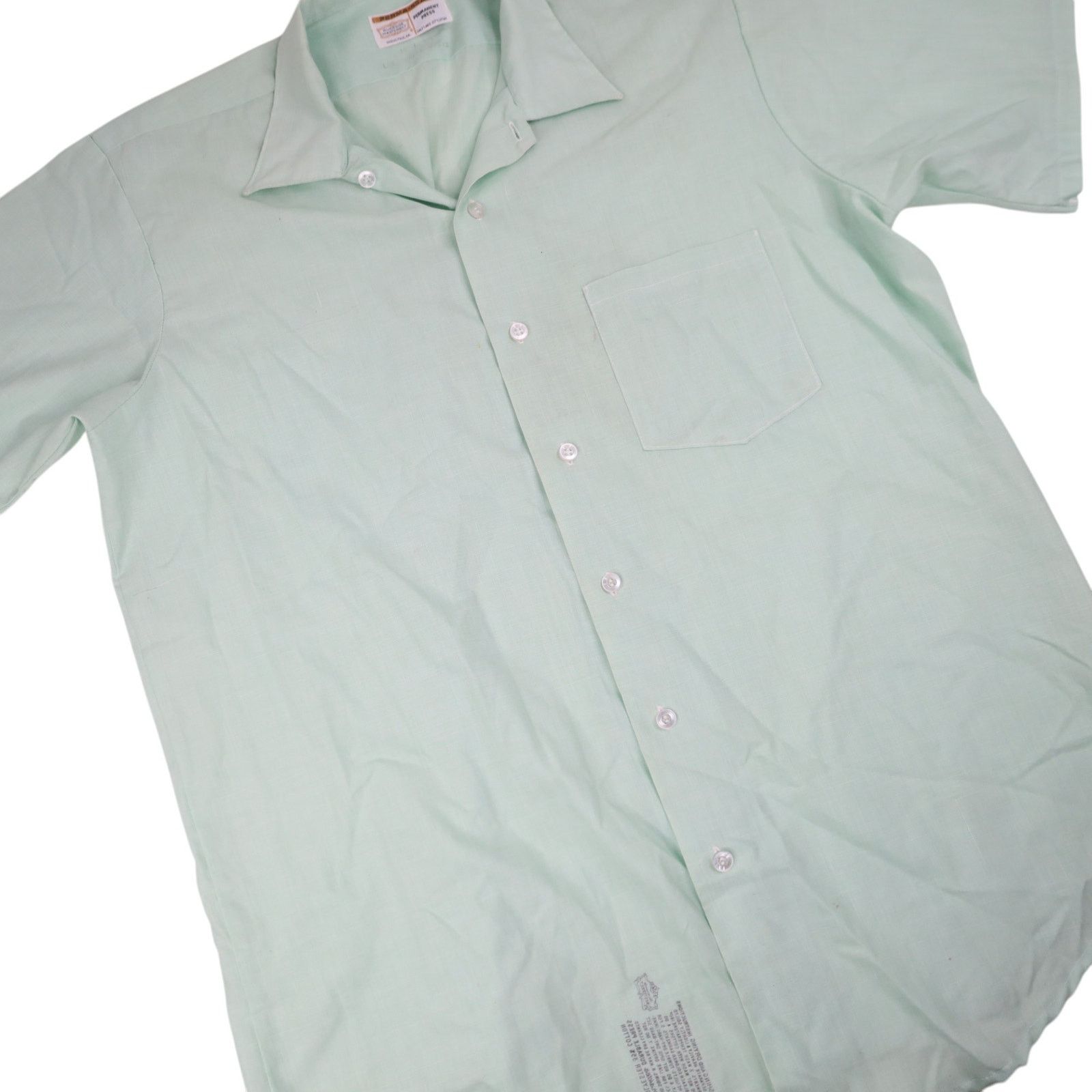 Vintage True Vintage Perma-Neat Casual Button Up Shirt Size US L / EU 52-54 / 3 - 3 Thumbnail