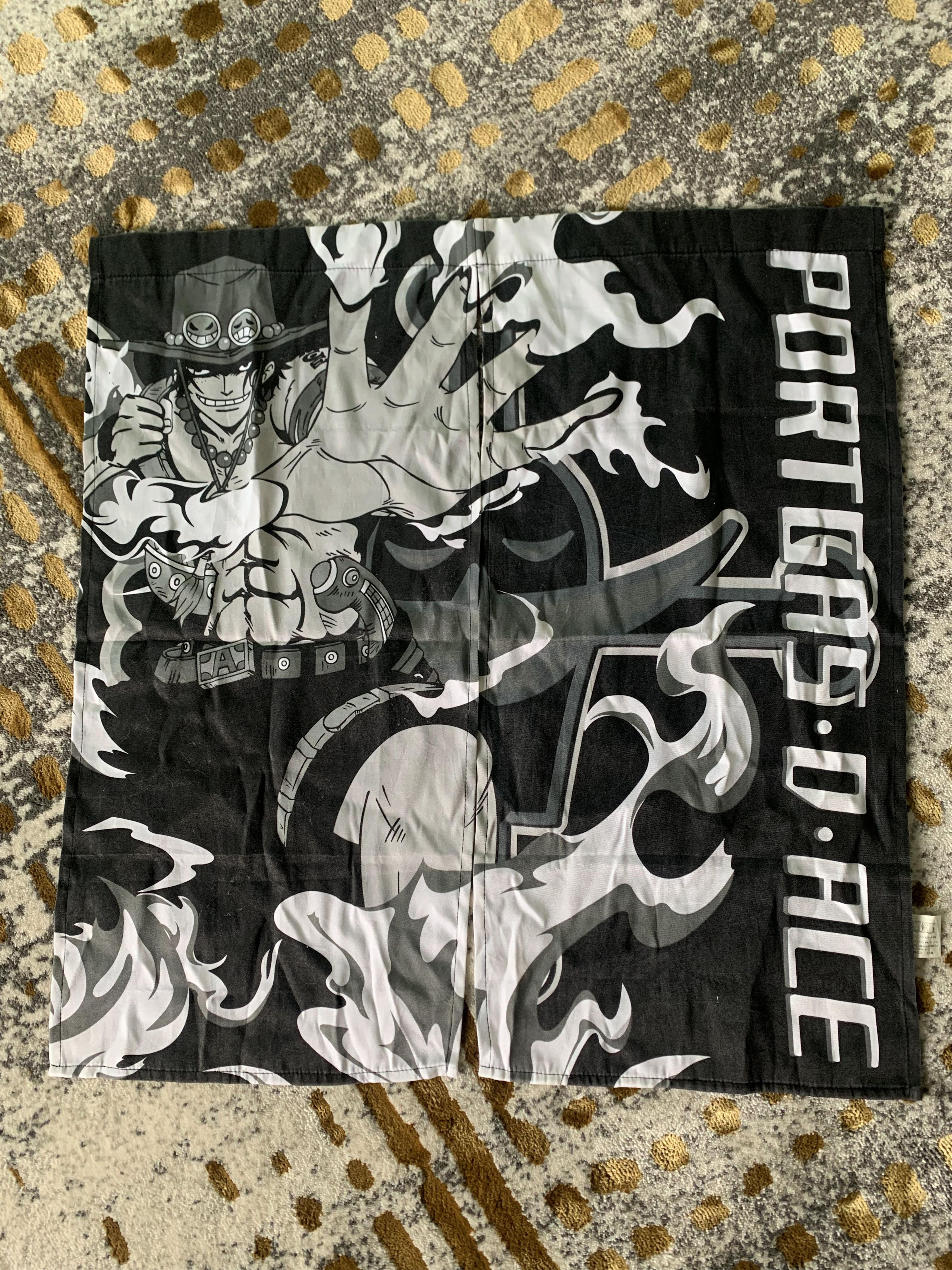 Anime One Piece Luffy Portgas D Ace Monkey D Curtain Size ONE SIZE - 1 Thumbnail