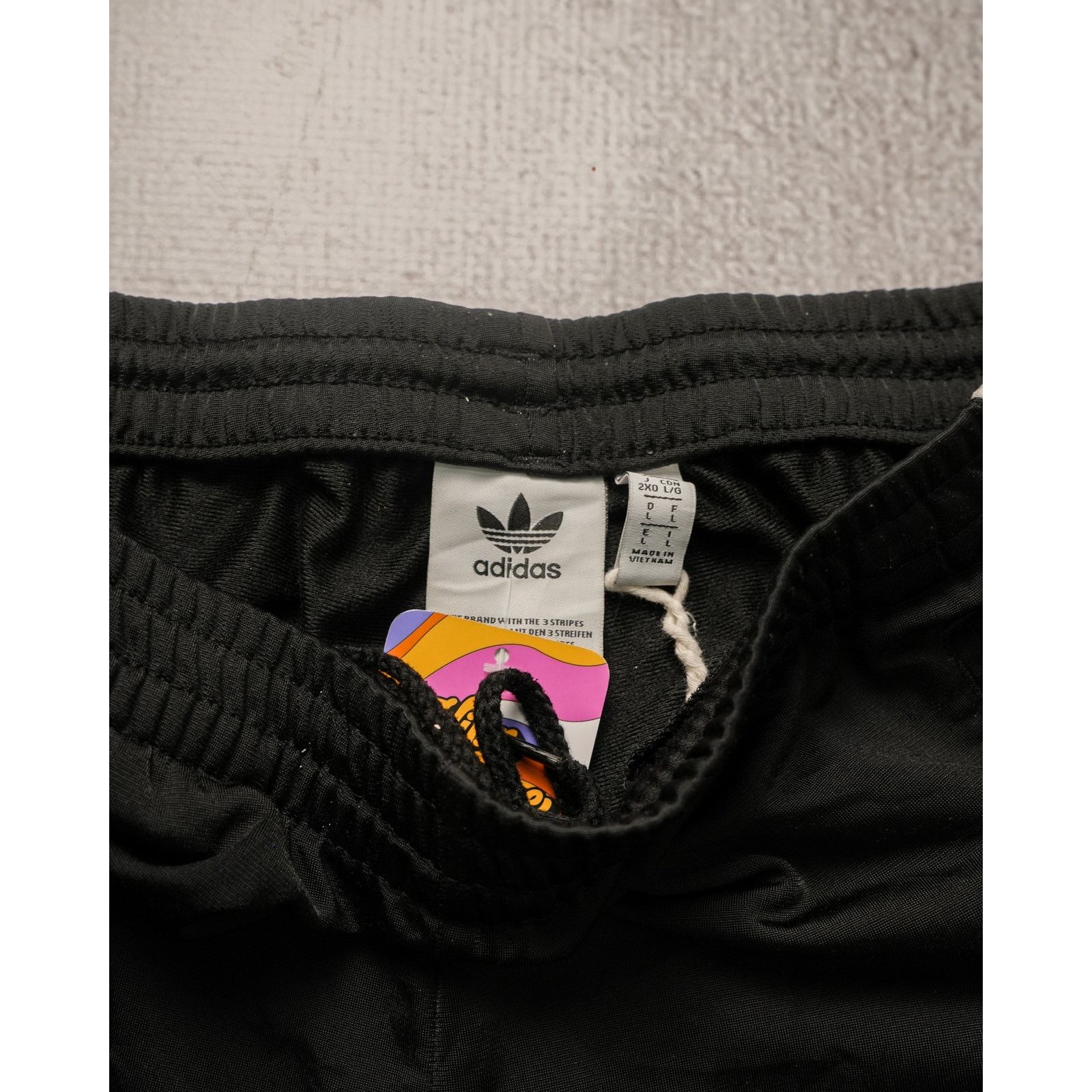 Adidas Vintage 90s Adidas Black Tearaway Track Pants - Men's Large Size US 32 / EU 48 - 3 Thumbnail