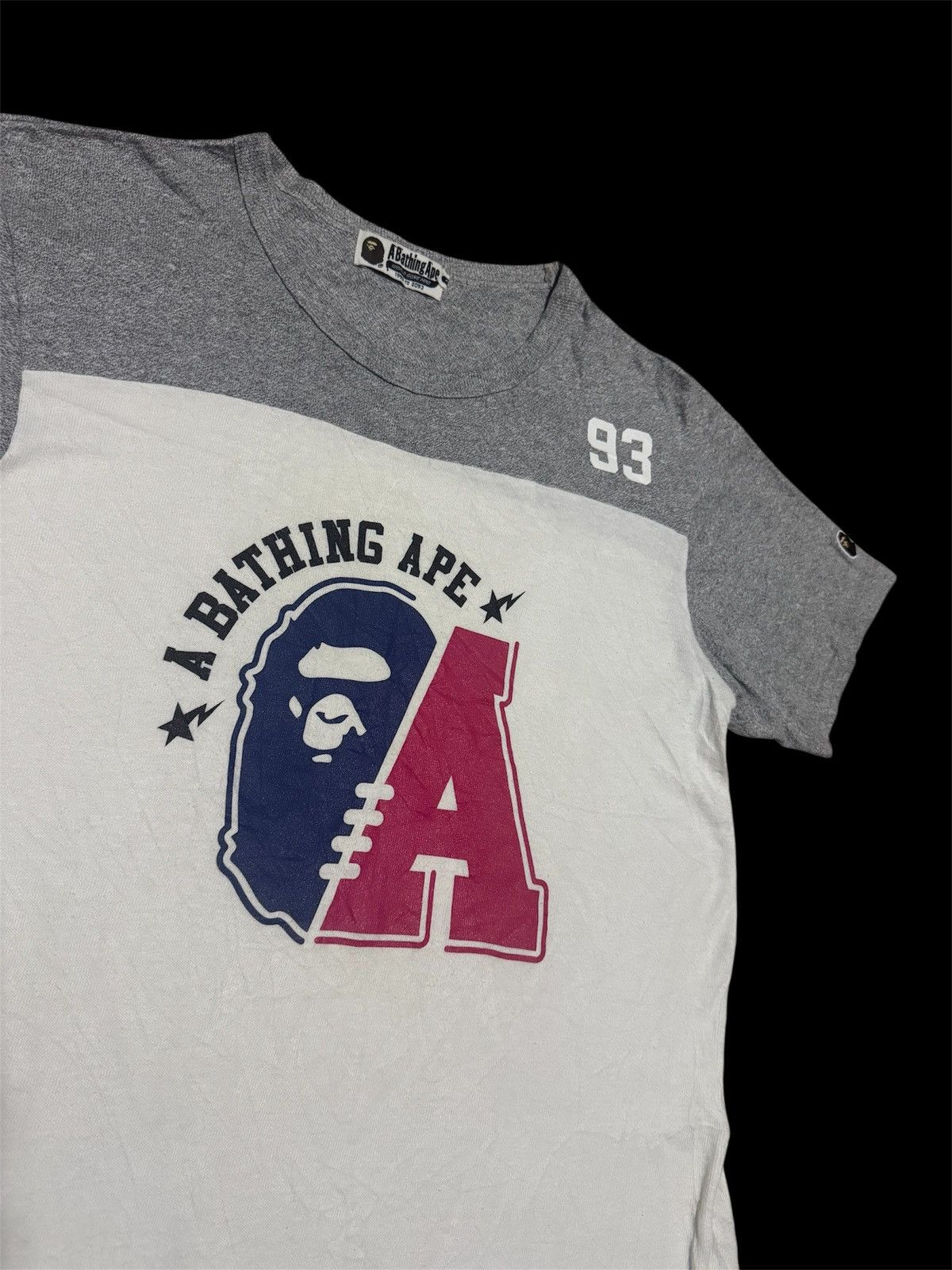 Bape Bape “College” Iconic Ape Head Logo Theme Shirt Size US M / EU 48-50 / 2 - 1 Thumbnail