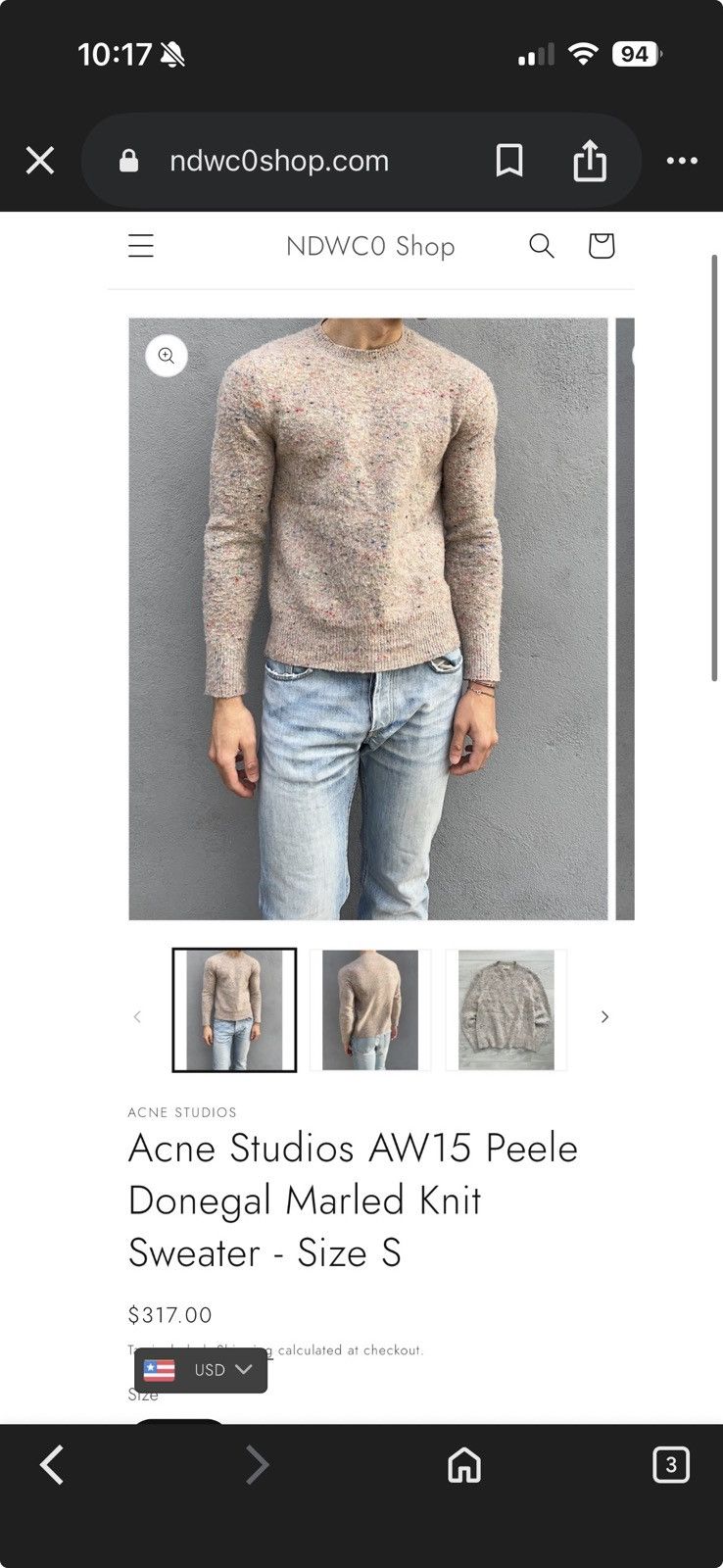 Acne Studios Rare Acne Studios Knit Sweater Size US M / EU 48-50 / 2 - 6 Thumbnail