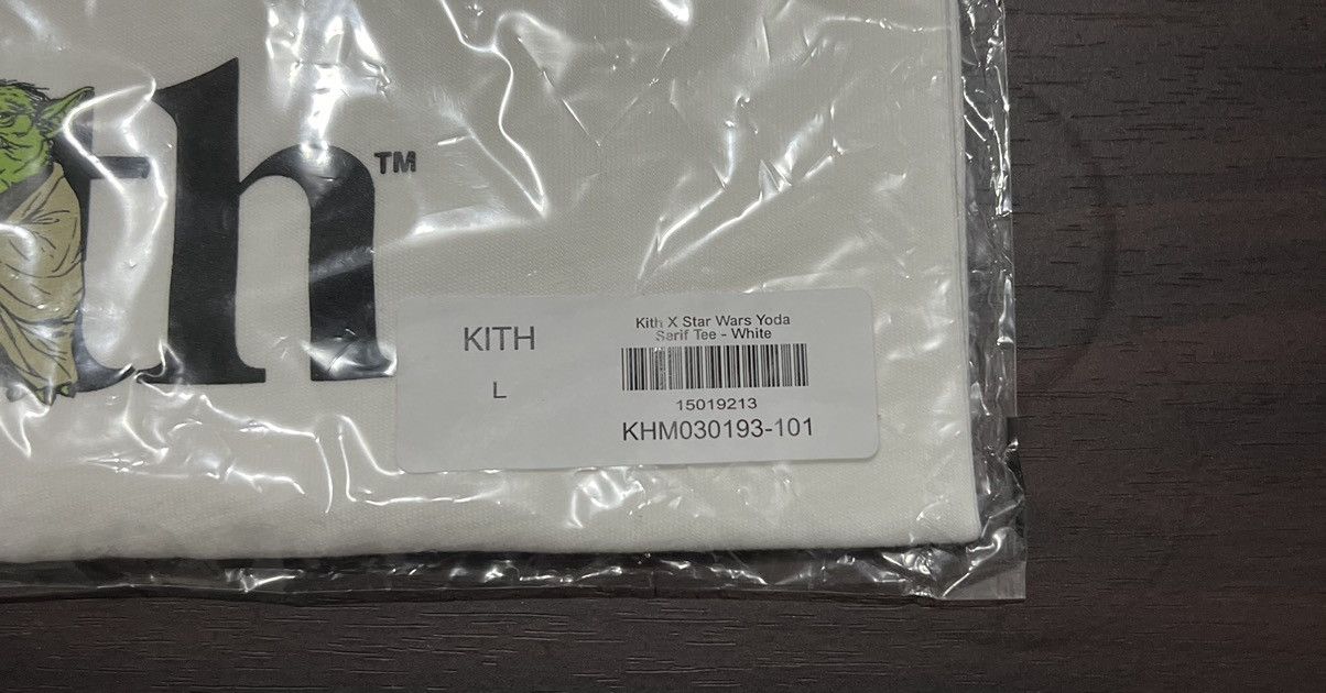 Kith KITH X STAR WARS Yoda Serif Tee Size Large Size US L / EU 52-54 / 3 - 3 Thumbnail