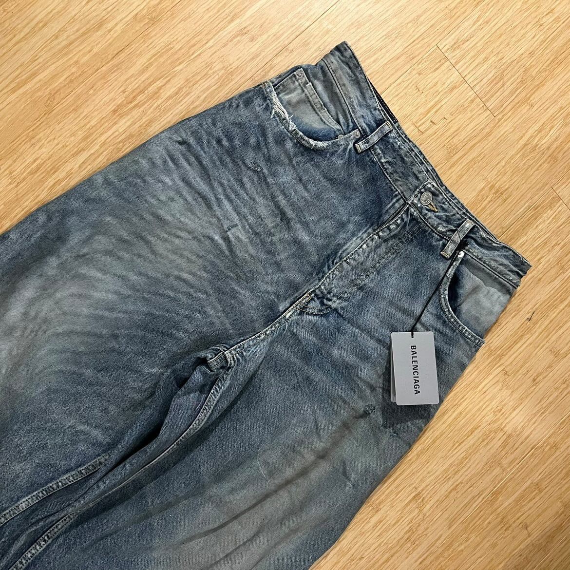 Balenciaga Balenciaga Mudwash Apron Pants Size US 31 - 4 Thumbnail