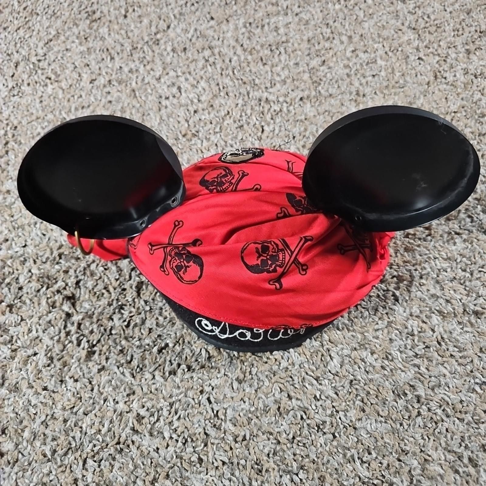 Disney Disney Pirates Jack Sparrow Mickey Ears Hat Youth SARAH Size ONE SIZE - 4 Thumbnail