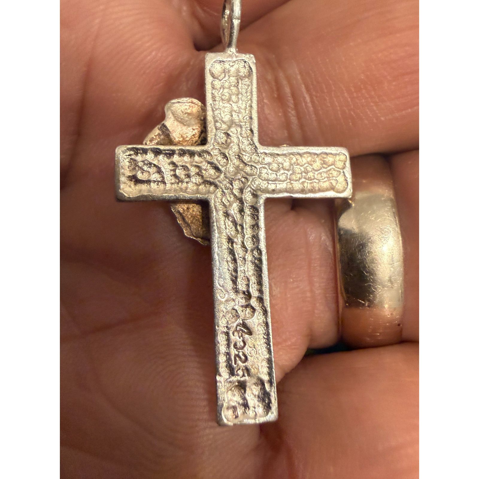 Other Vintage Cross Sterling Silver 925 Pendant Charm Authentic Size ONE SIZE - 3 Thumbnail