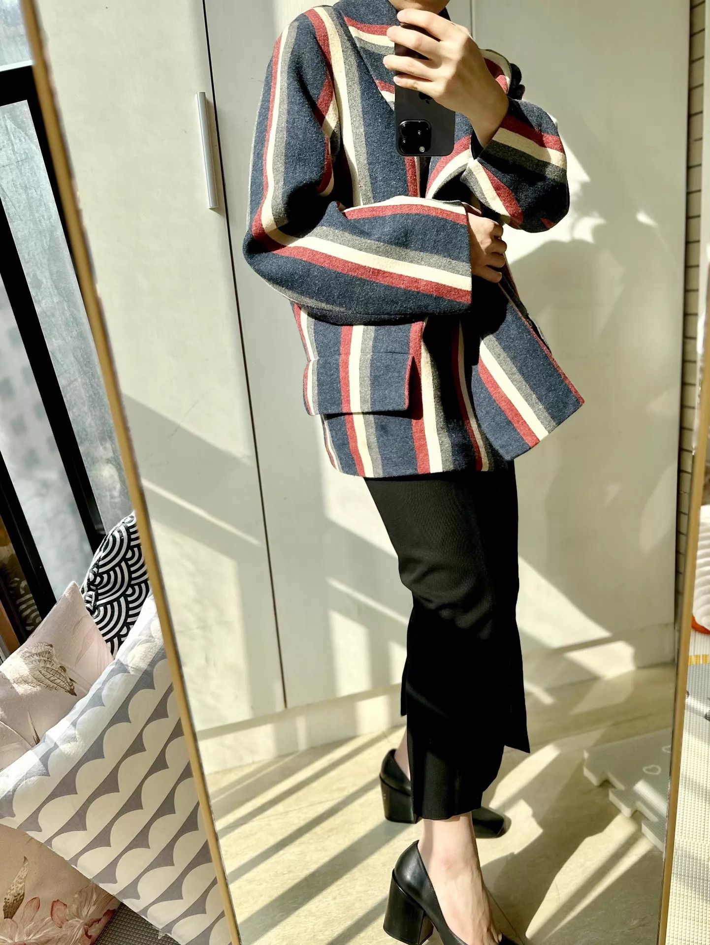 Dries Van Noten DVN Buttonless Oversized Wool Blend Jacket S Size S / US 4 / IT 40 - 1 Thumbnail